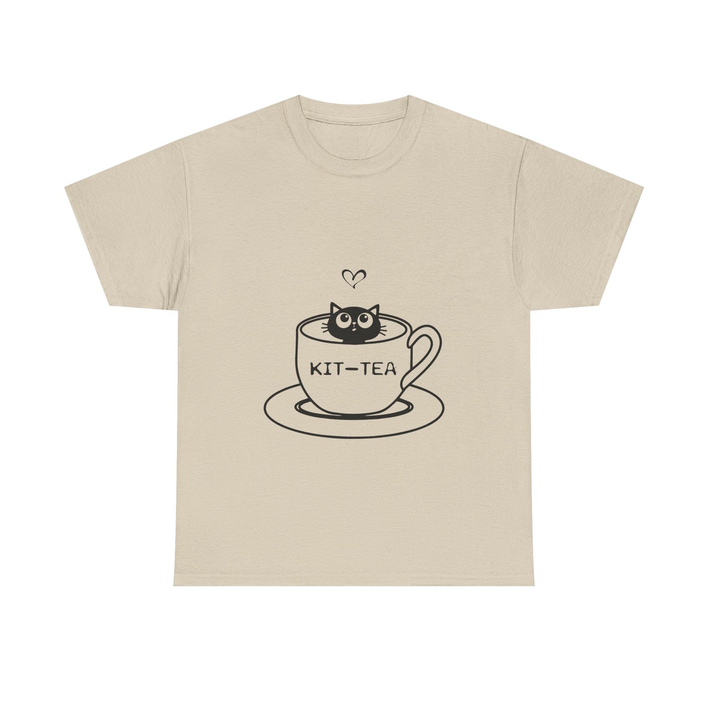 Kit-Tea Cat Tee — Cute Cat in a Teacup Graphic T-Shirt