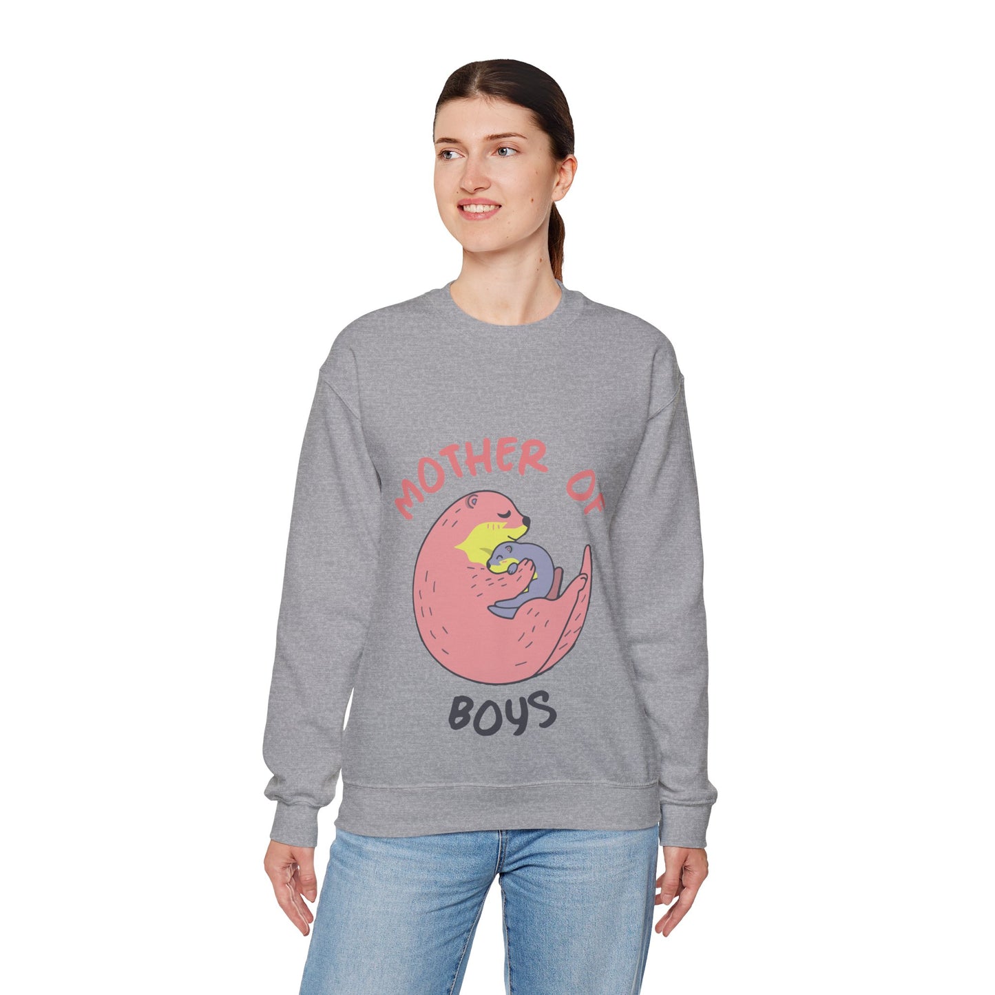 Mother of Boys Sweatshirt - Unisex Heavy Blend