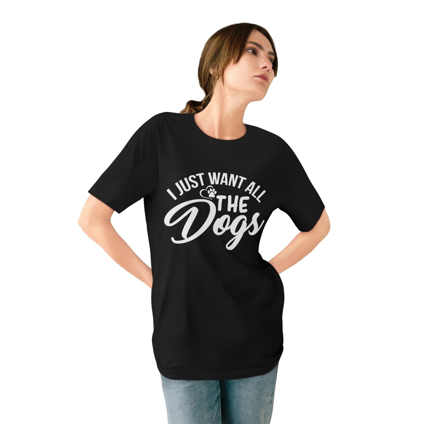 Dog Lovers Organic T-Shirt - I Just Want All The Dogs