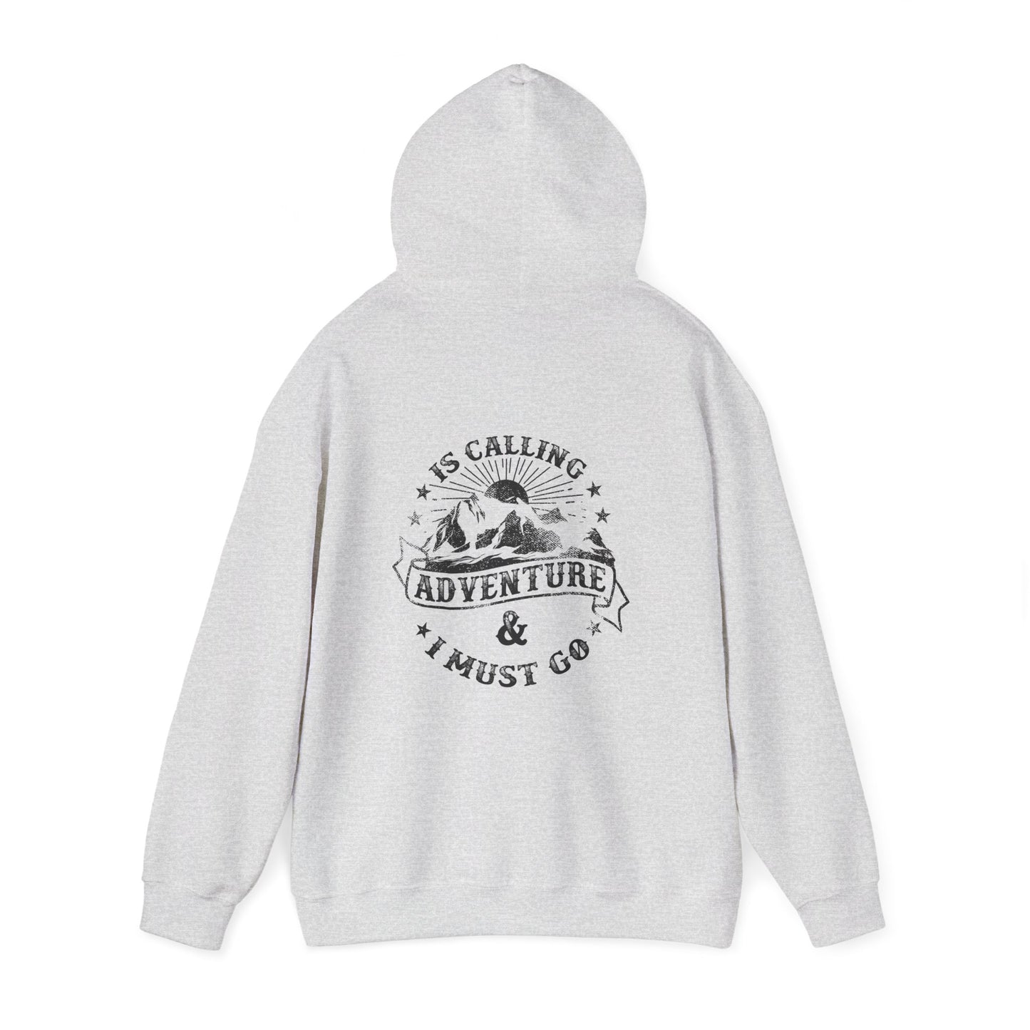 Adventure Awaits Unisex Hooded Sweatshirt for Outdoor Lovers
