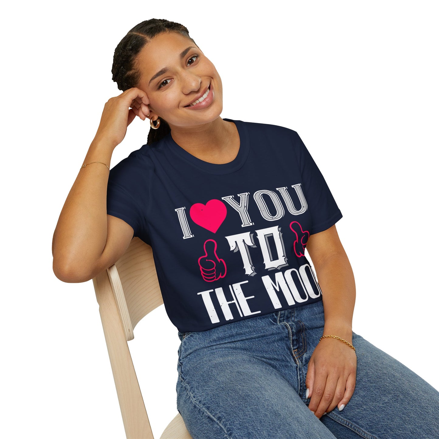 I  You To The Moon & Back T-Shirt — Romantic Couple Valentine Tee