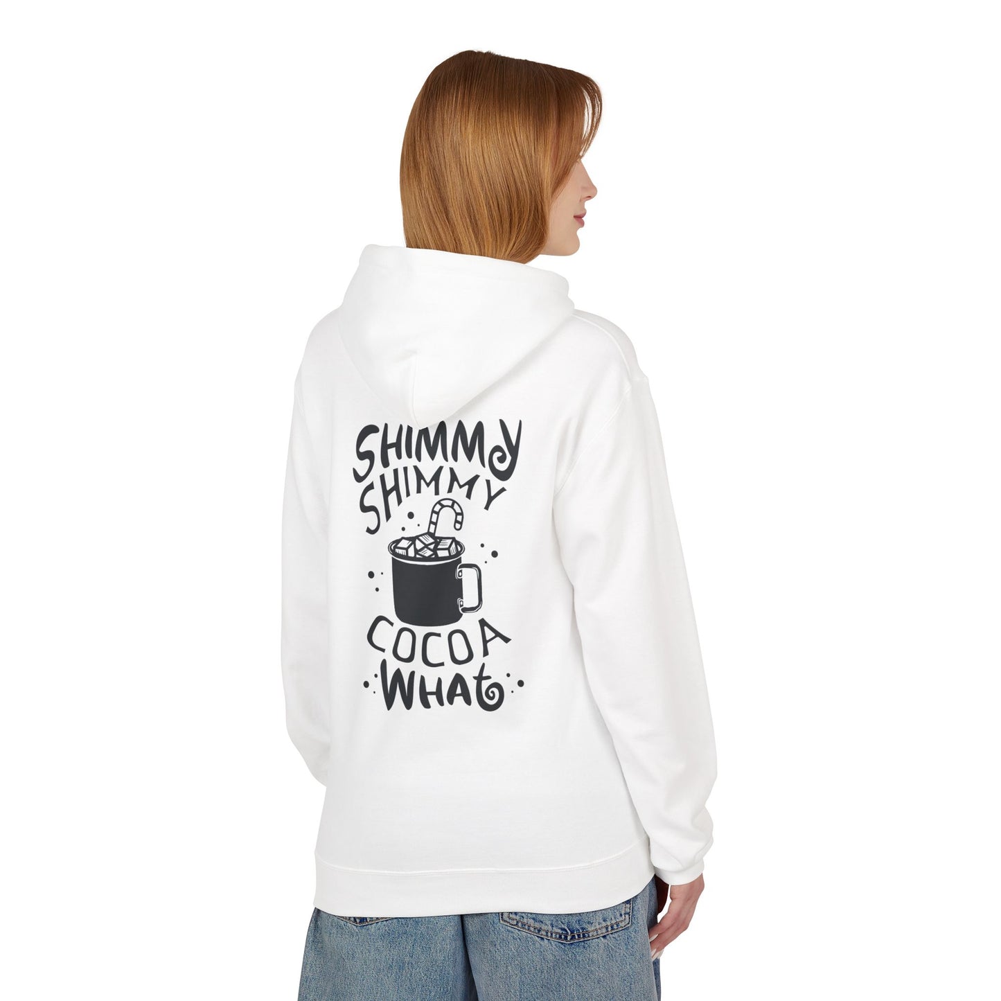 Shimmy Shimmy Cocoa What Hoodie – Cozy Hot Chocolate Graphic Hoodie