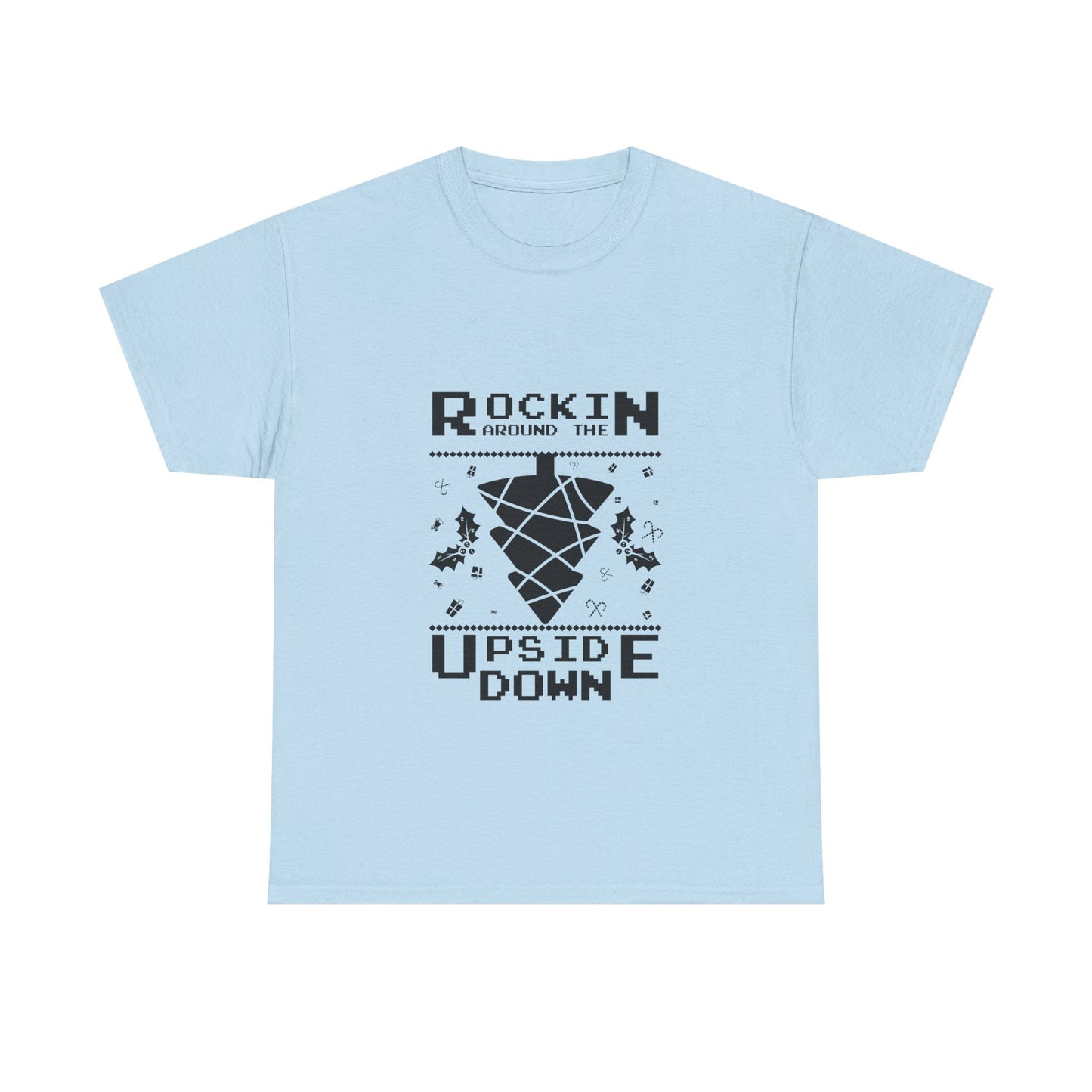 T-Shirt — "Rockin’ Around the Upside Down" Stranger Things Inspired Graphic Tee