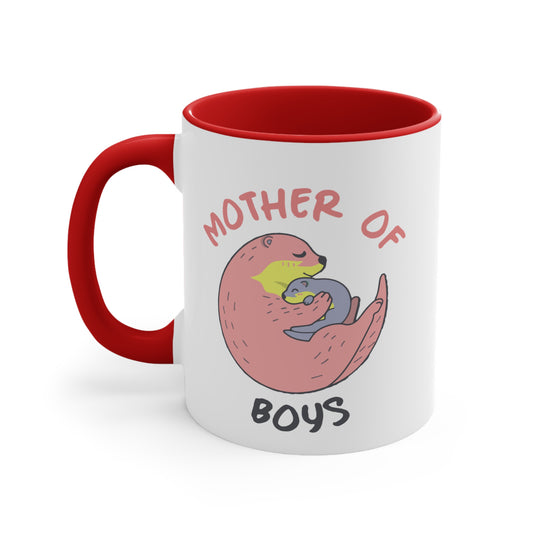 Colorful Mother of Boys Mug - Perfect Gift for Moms