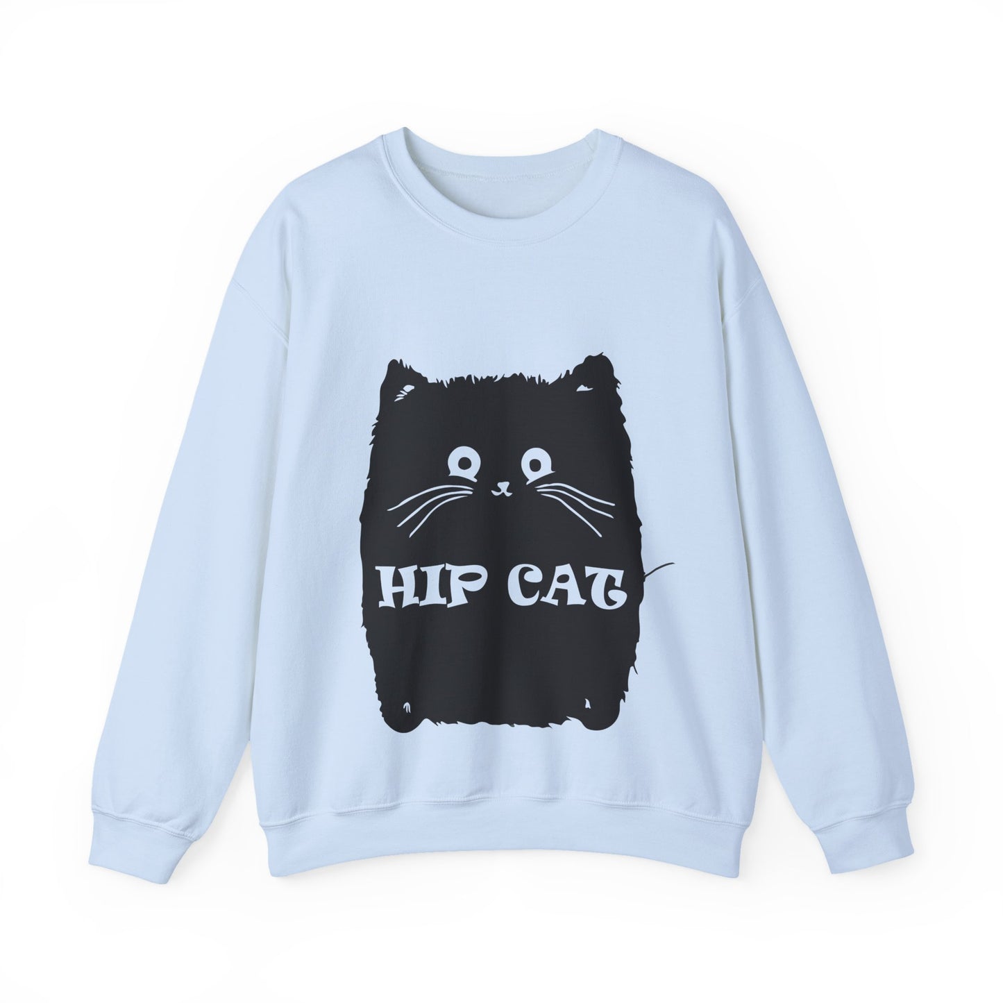 Hip Cat Unisex Sweatshirt - Cute Cat Lover Gift