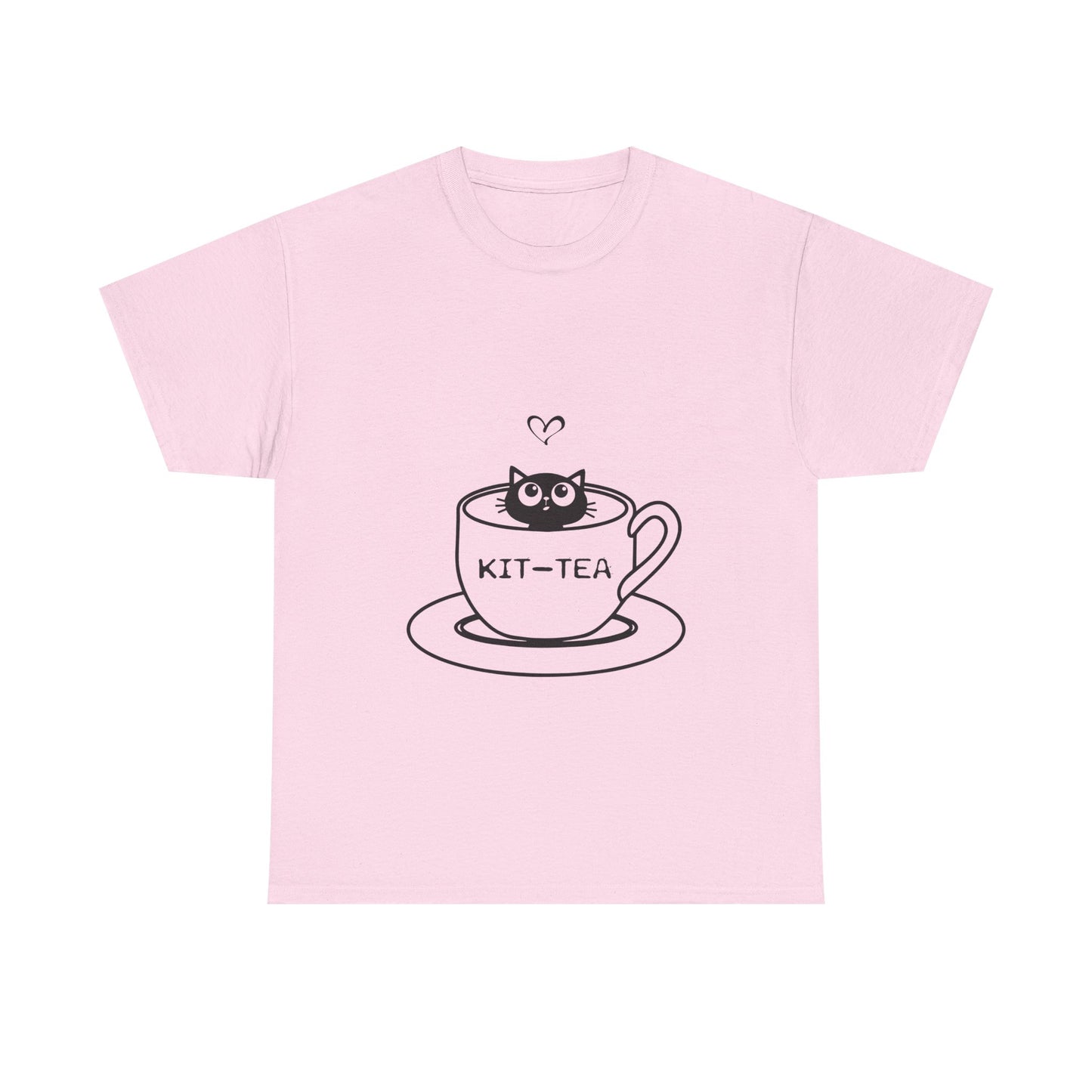 Kit-Tea Cat Tee — Cute Cat in a Teacup Graphic T-Shirt