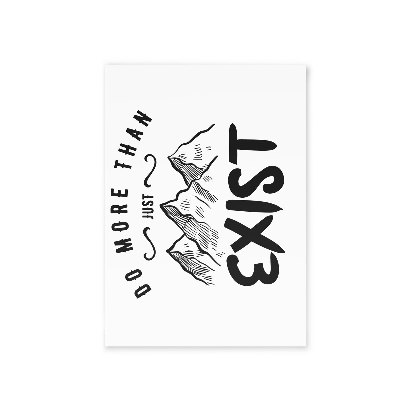 Inspirational Holiday Cards - Do More Than Just Exist