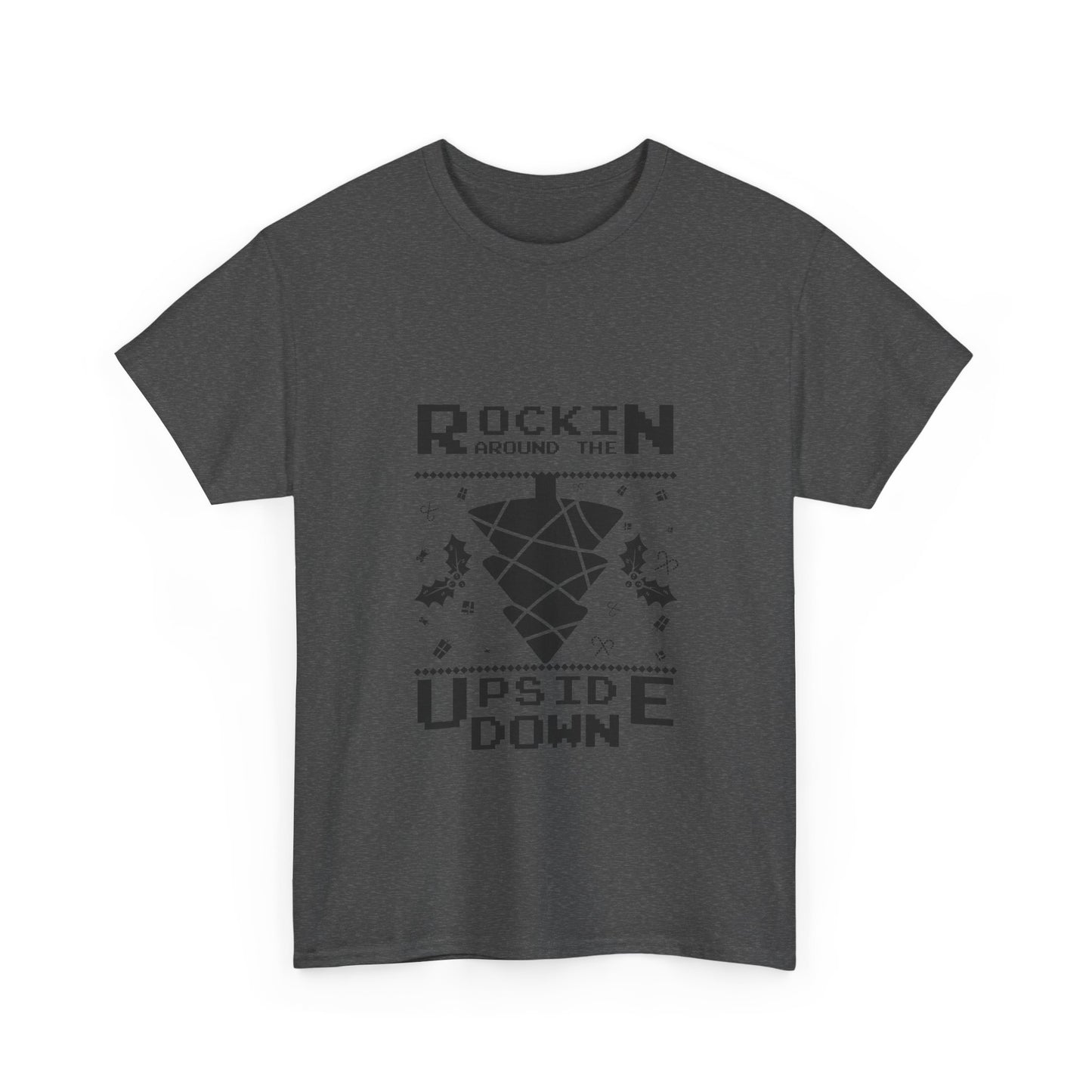 T-Shirt — "Rockin’ Around the Upside Down" Stranger Things Inspired Graphic Tee