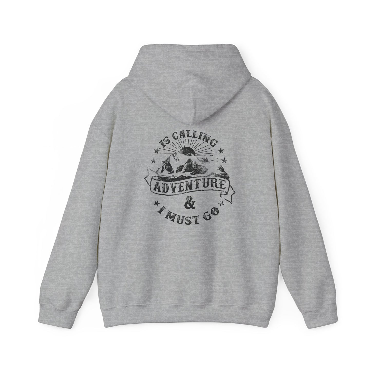 Adventure Awaits Unisex Hooded Sweatshirt for Outdoor Lovers