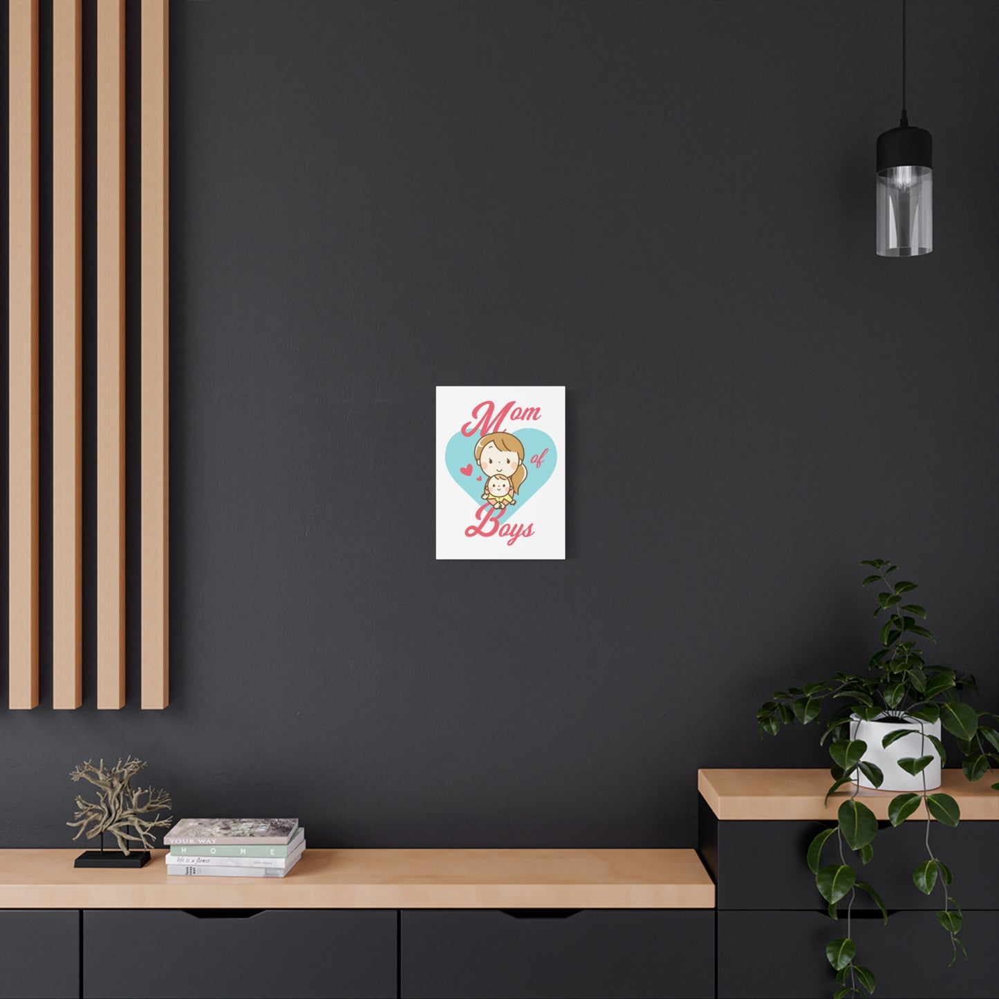 Mom of Boys Wall Art - Cute Nursery Decor
