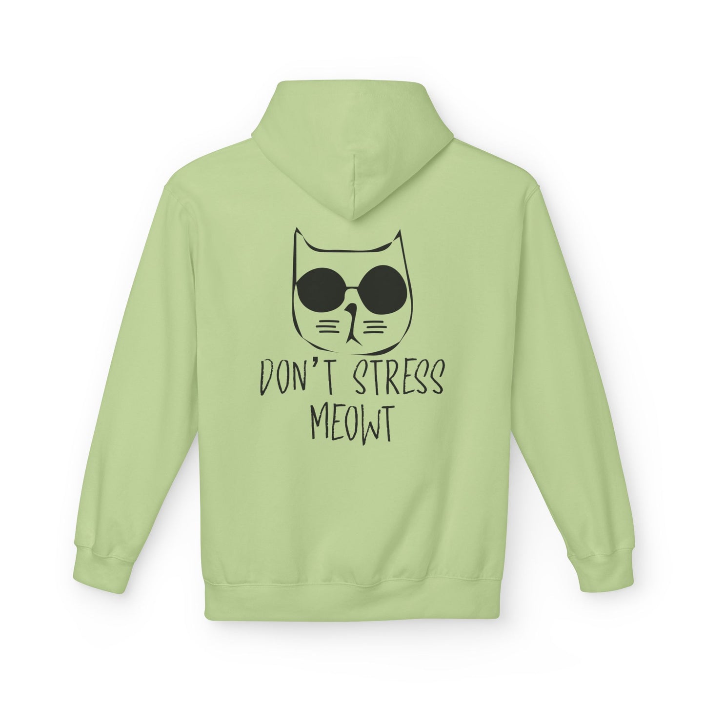 Cool Cat Vibes Hoodie - Cozy Fleece Pullover