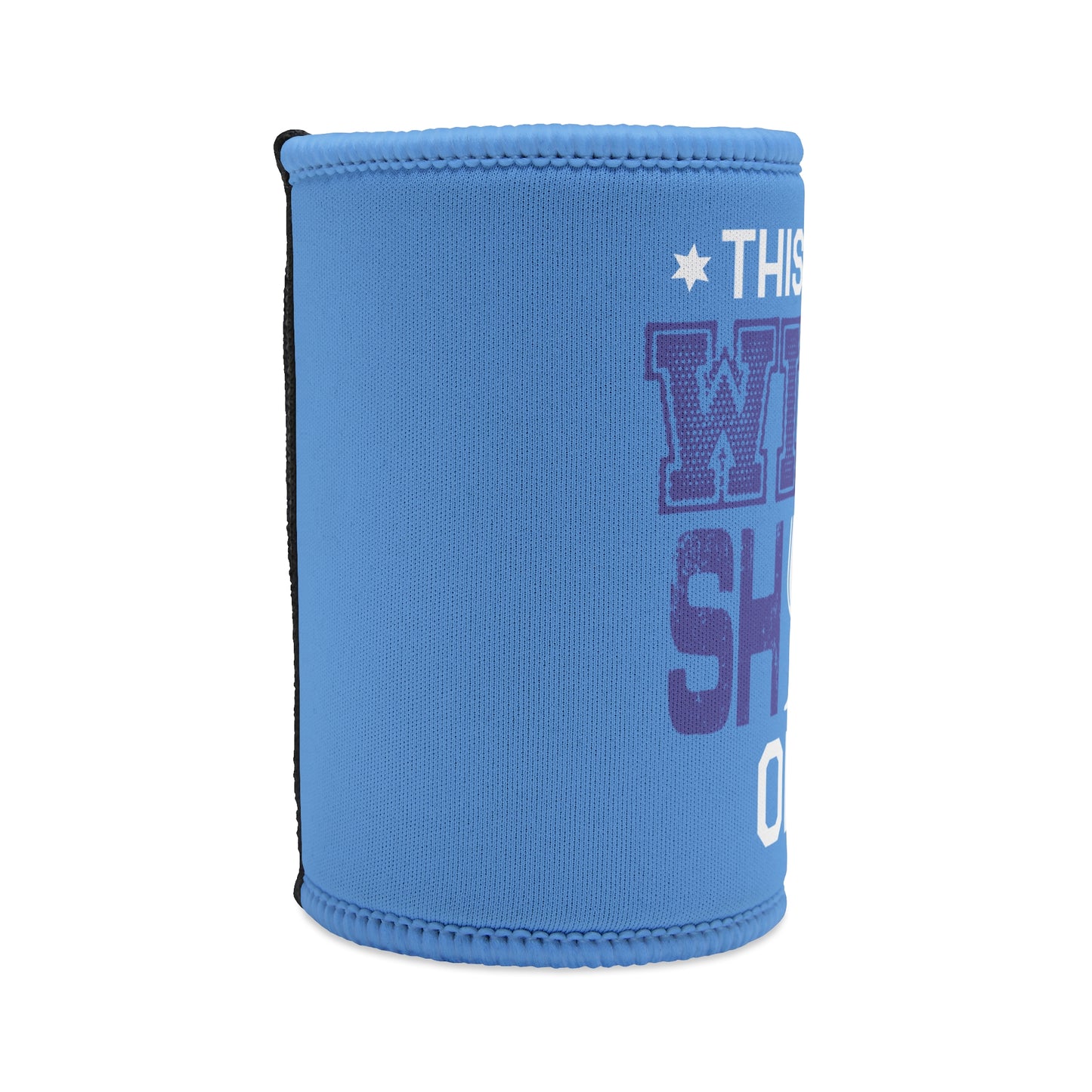 Wine Shirt Stubby Cooler — "This Is My Wine Shirt, OK?" Can Koozie