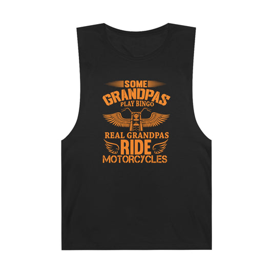 Unisex Motorcycle Grandpa Tank Top | Perfect Gift for Bikers