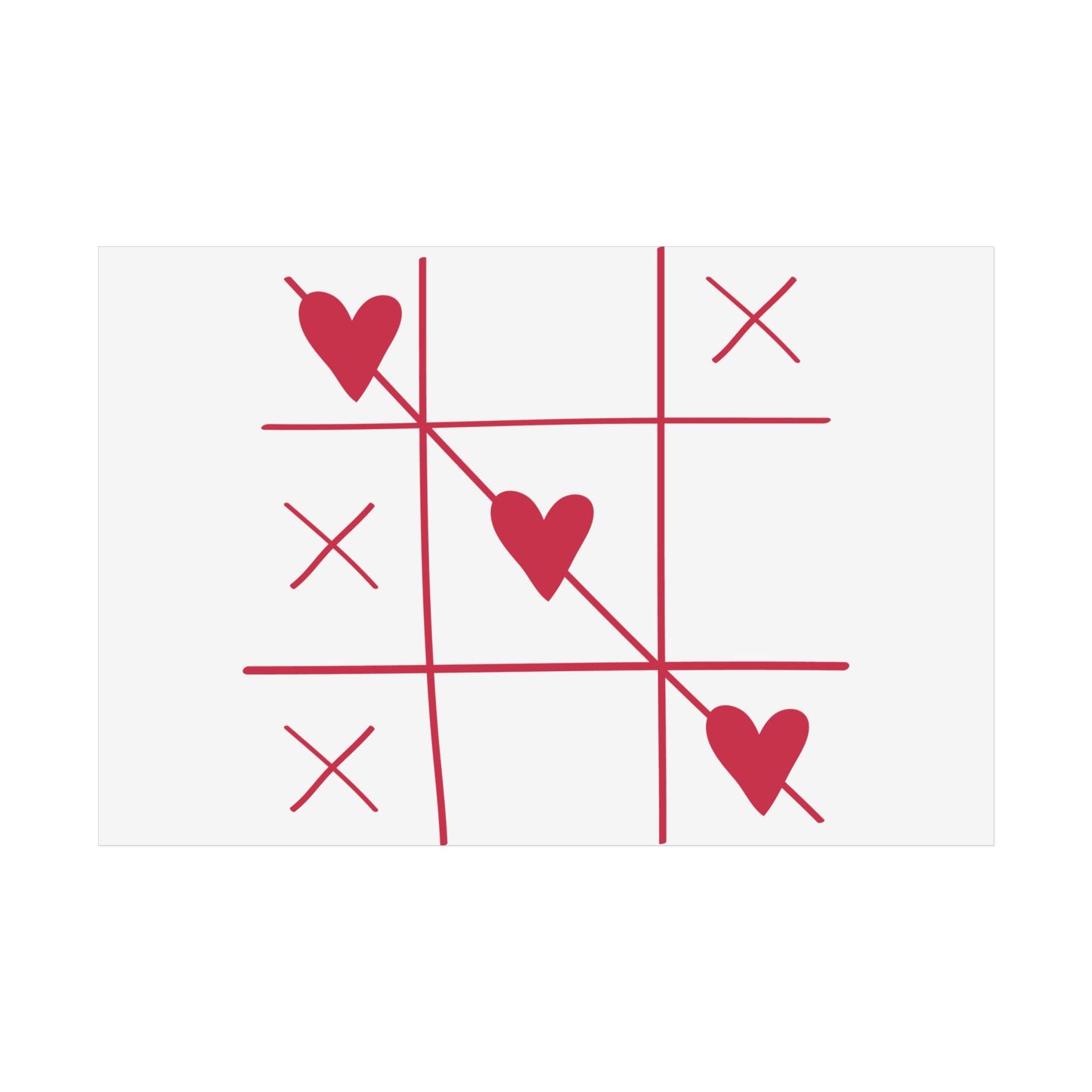 Love Tic-Tac-Toe Poster