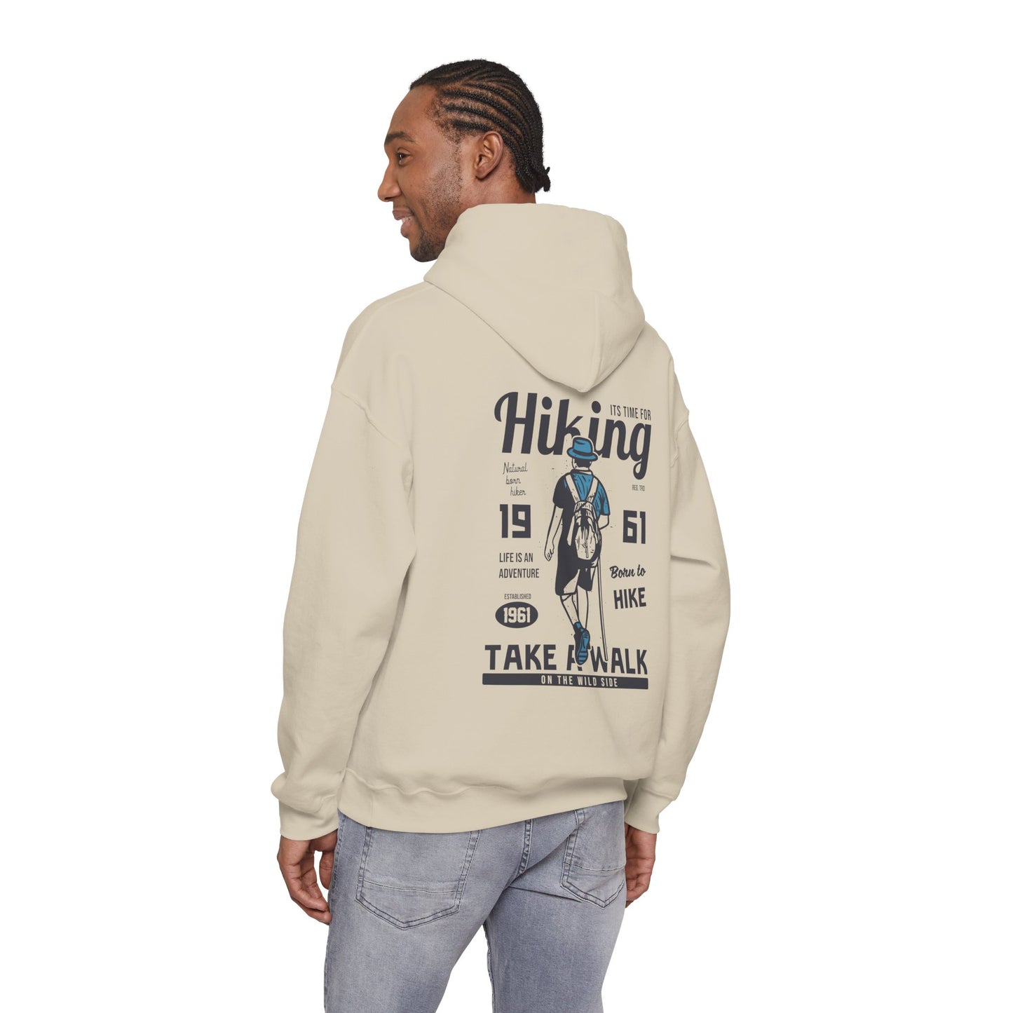 Vintage Hiking Sweatshirt | Unisex Heavy Blend Hoodie for Adventurers