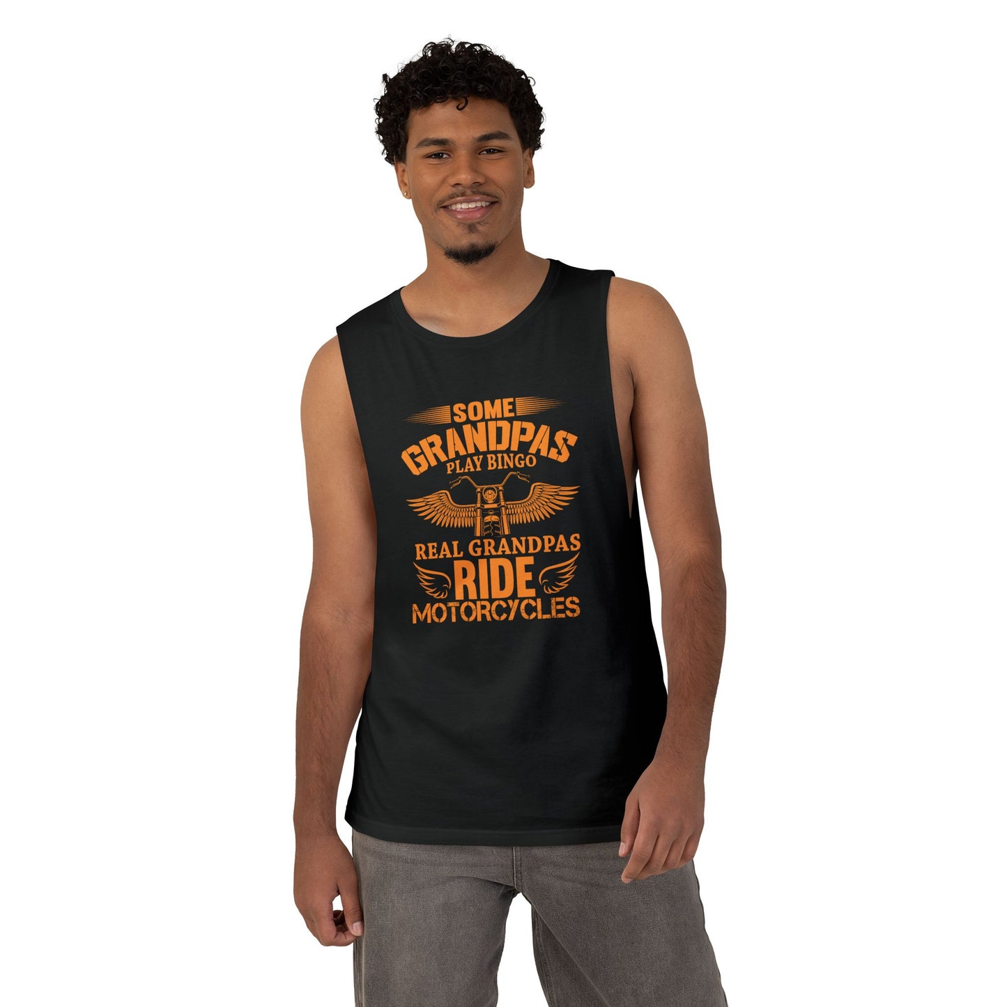 Unisex Motorcycle Grandpa Tank Top | Perfect Gift for Bikers