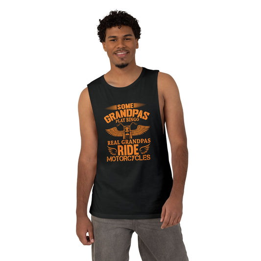 Unisex Motorcycle Grandpa Tank Top | Perfect Gift for Bikers