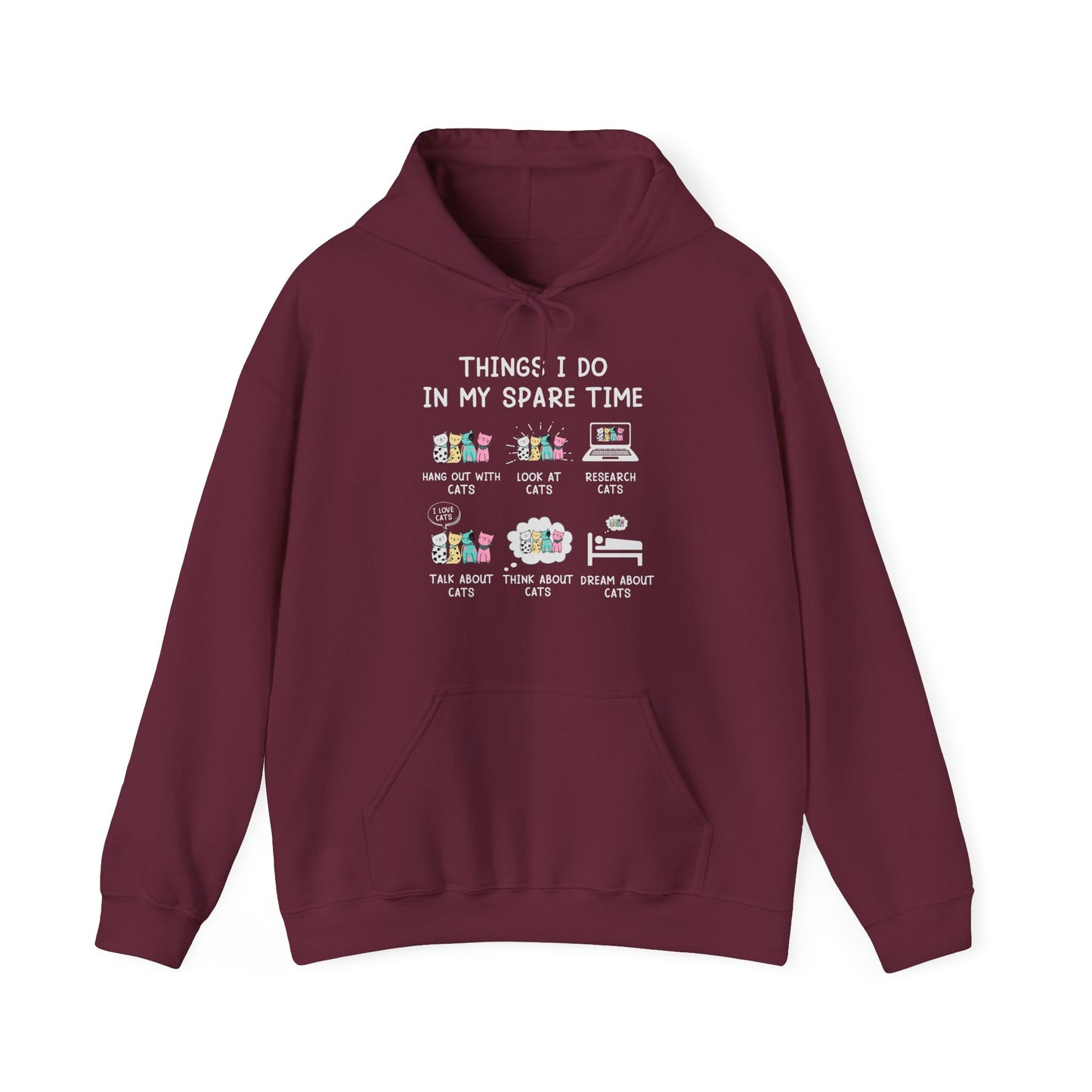 Kit-Tea Cat Hoodie — Cute Cat in Teacup Graphic Sweatshirt