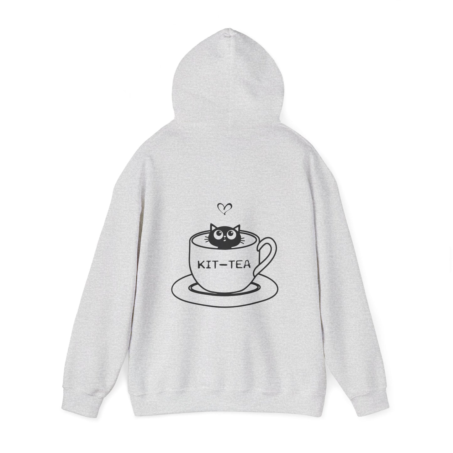 Kit-Tea Cat Hoodie — Cute Cat in Teacup Graphic Sweatshirt