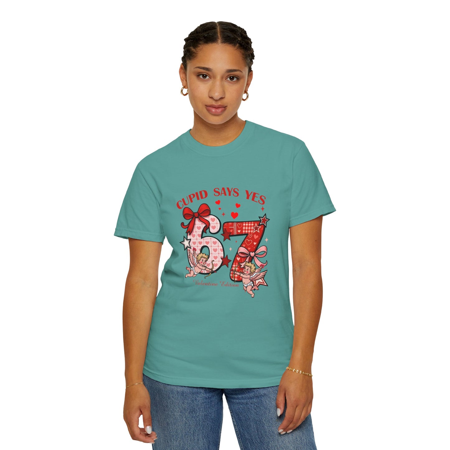 Valentine’s Cupid Says Yes 67 T-Shirt