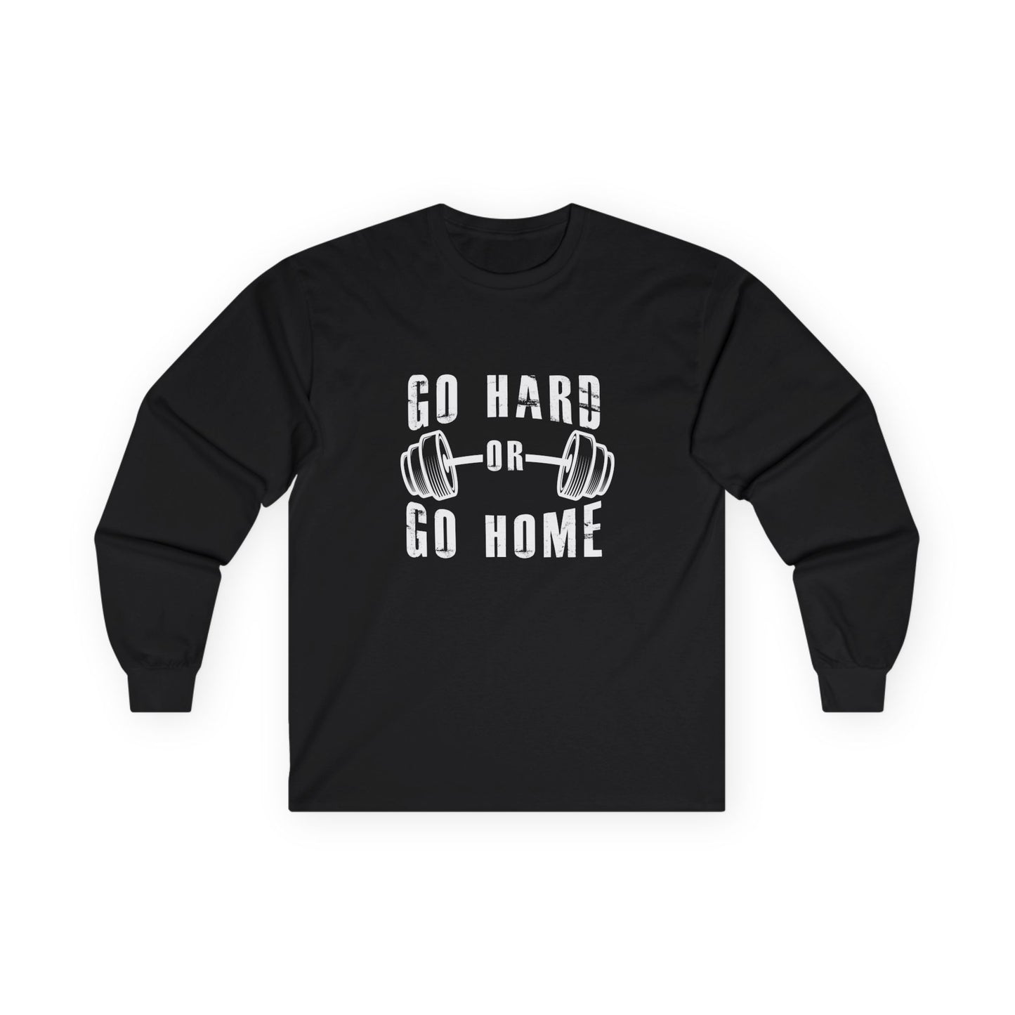 Fitness Motivational Long Sleeve Tee - Gym Apparel