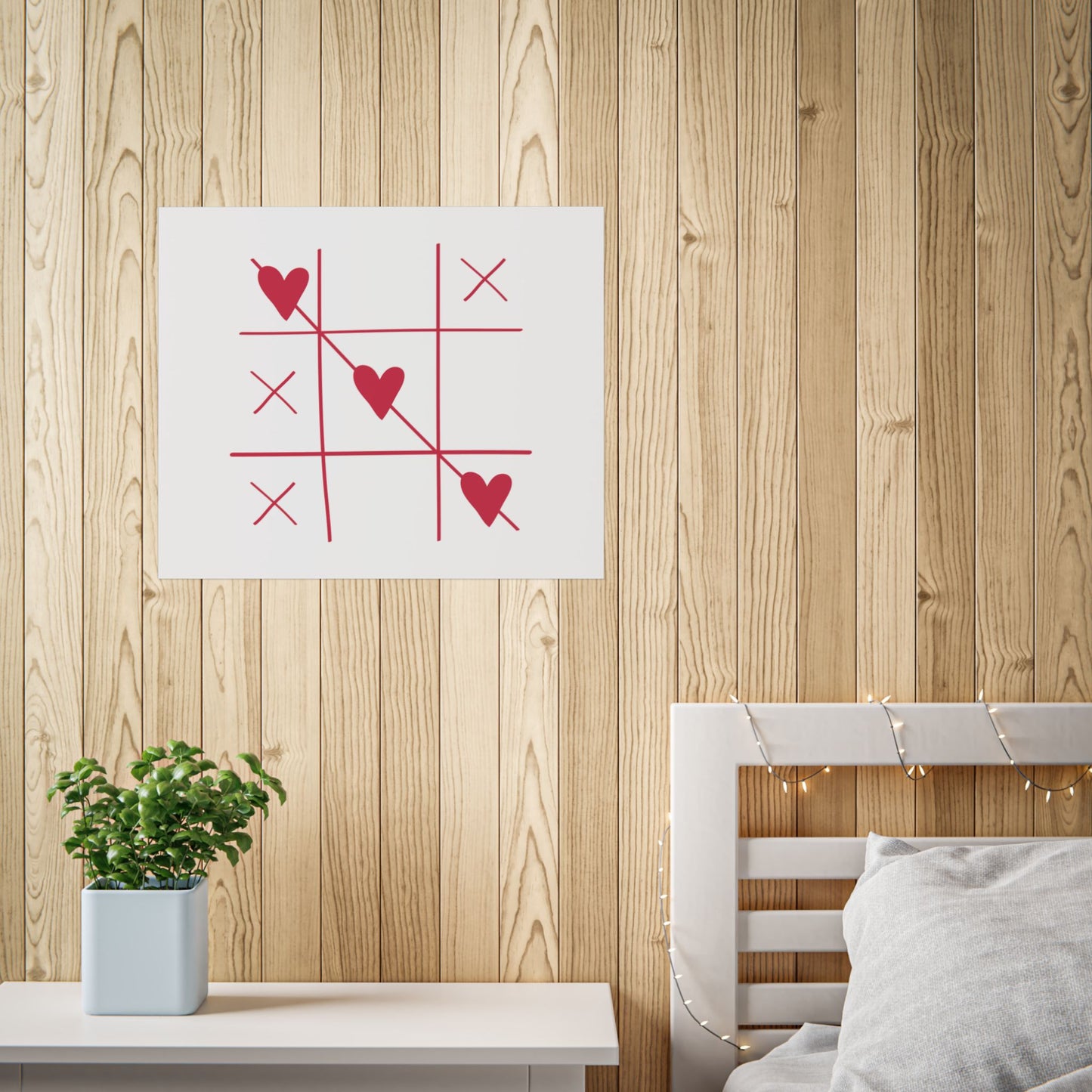 Love Tic-Tac-Toe Poster