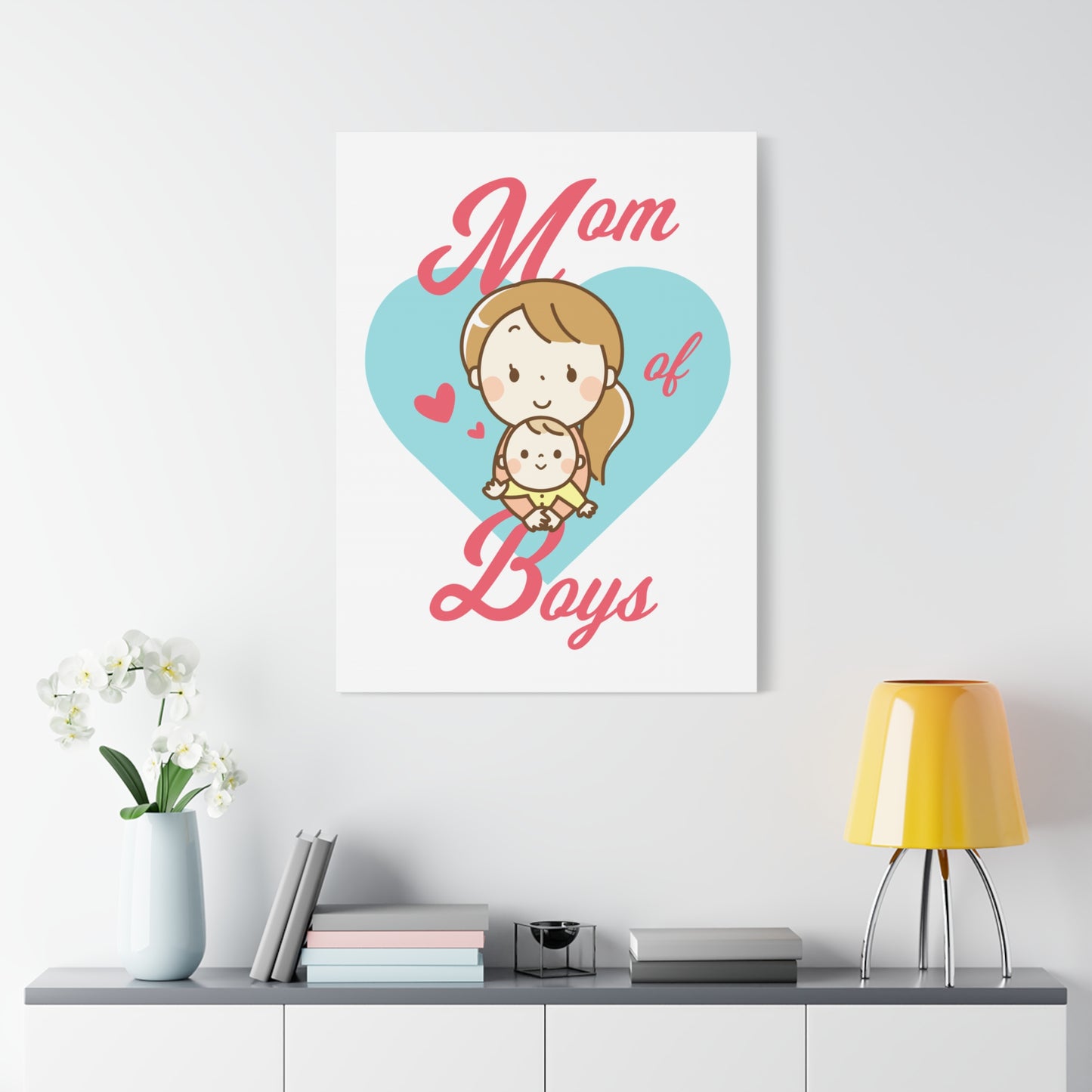 Mom of Boys Wall Art - Cute Nursery Decor