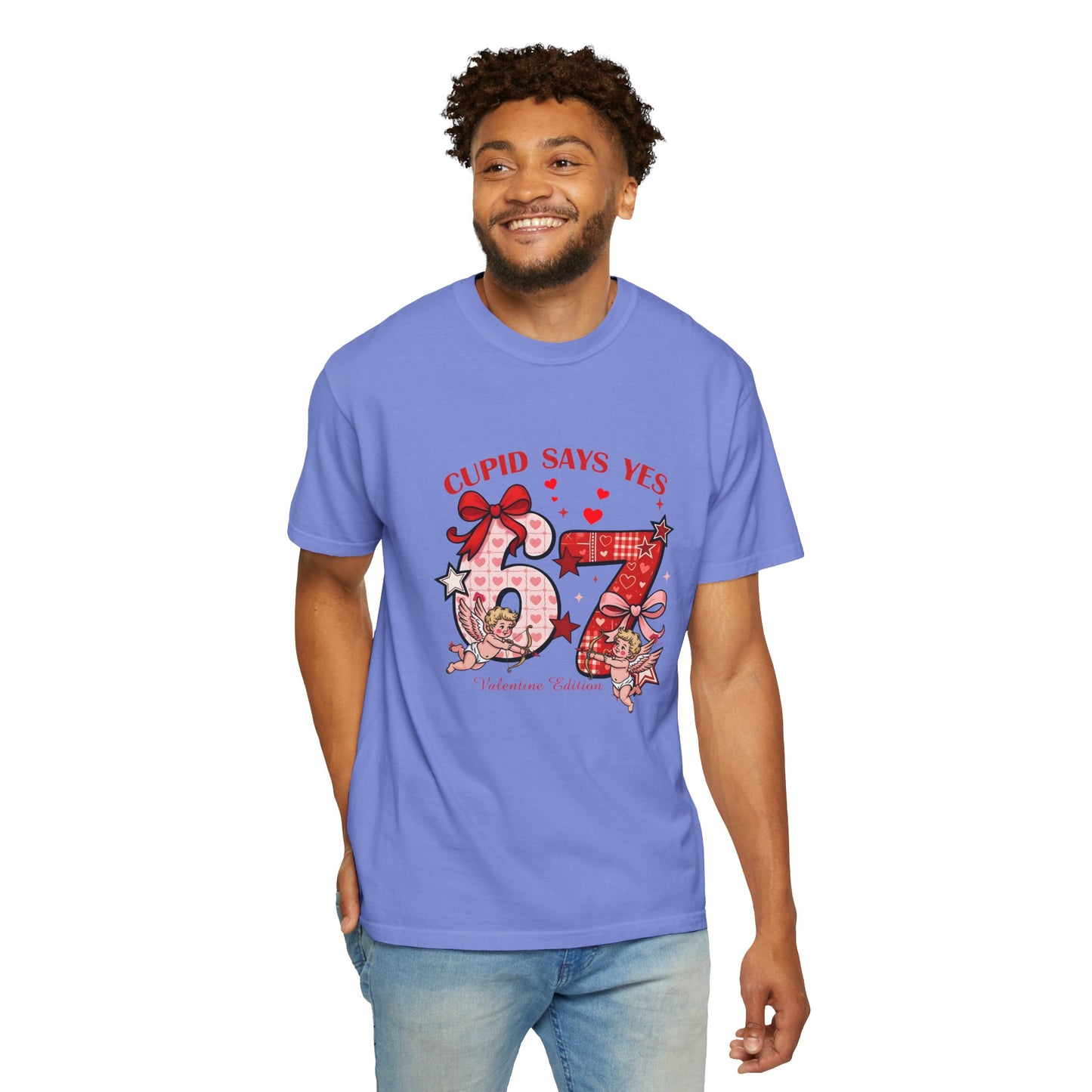 Valentine’s Cupid Says Yes 67 T-Shirt