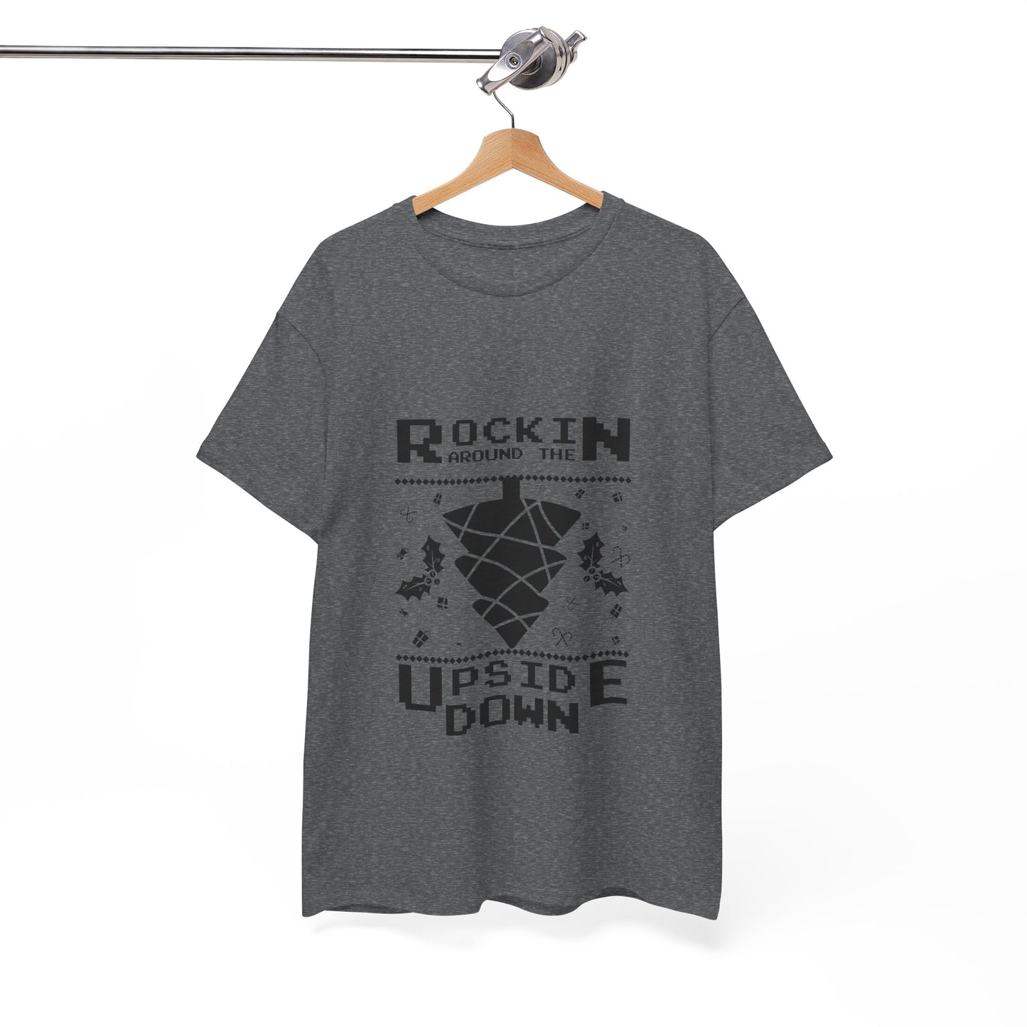 T-Shirt — "Rockin’ Around the Upside Down" Stranger Things Inspired Graphic Tee