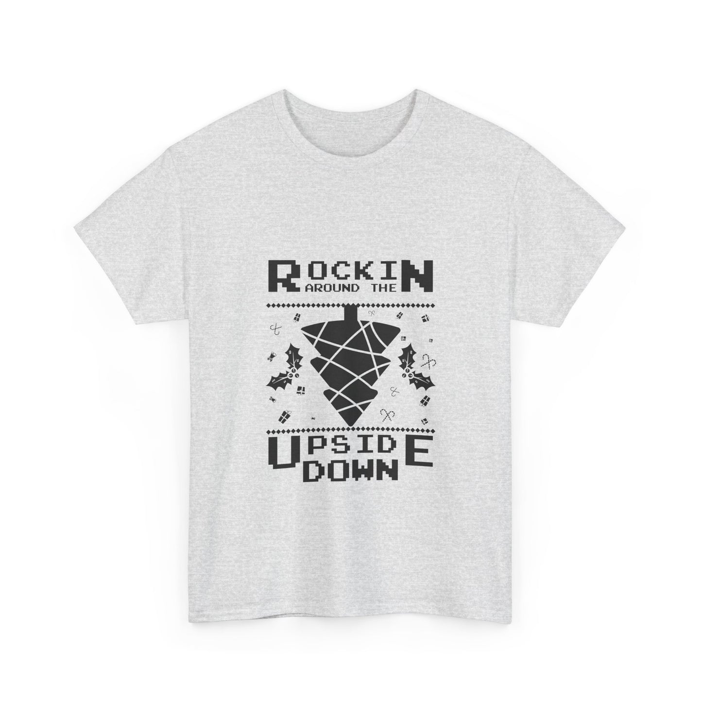 T-Shirt — "Rockin’ Around the Upside Down" Stranger Things Inspired Graphic Tee