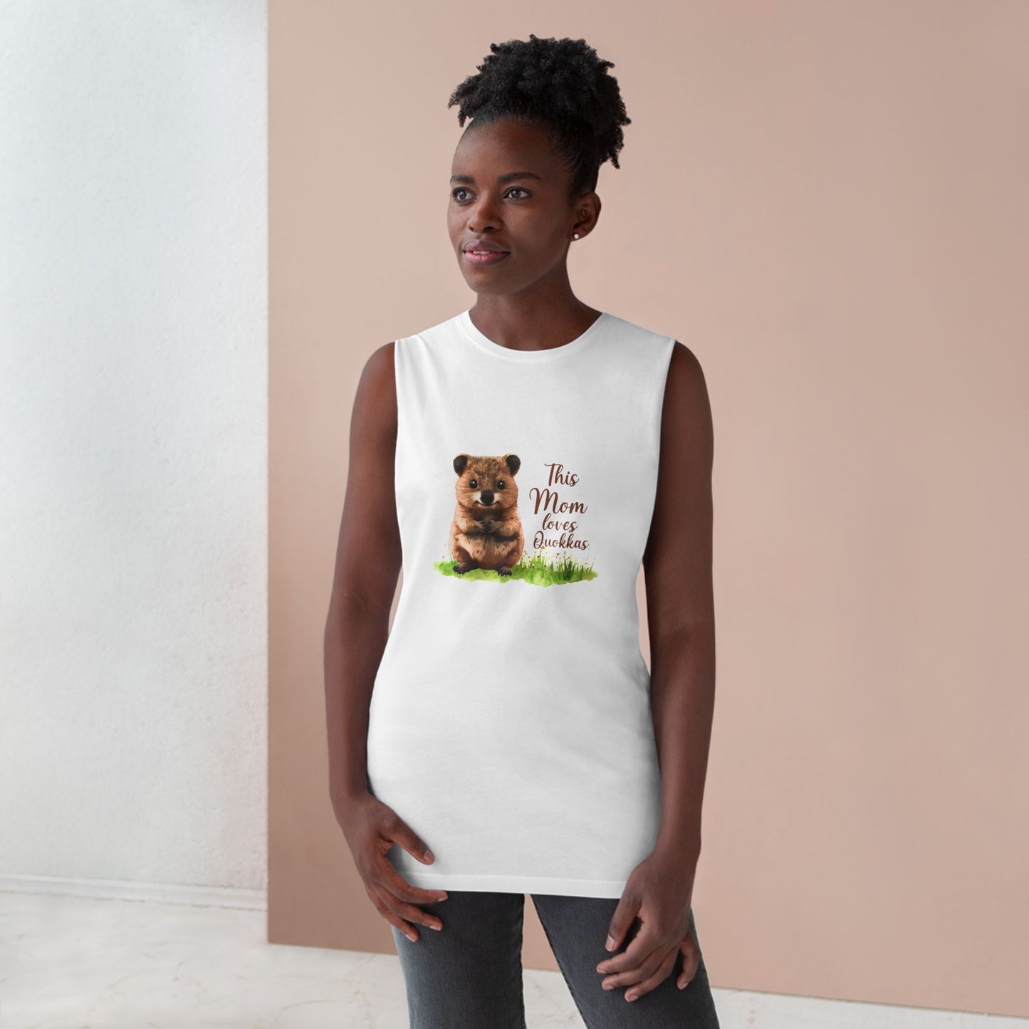Cute Quokka Mom Tank Top - Perfect for Mother’s Day