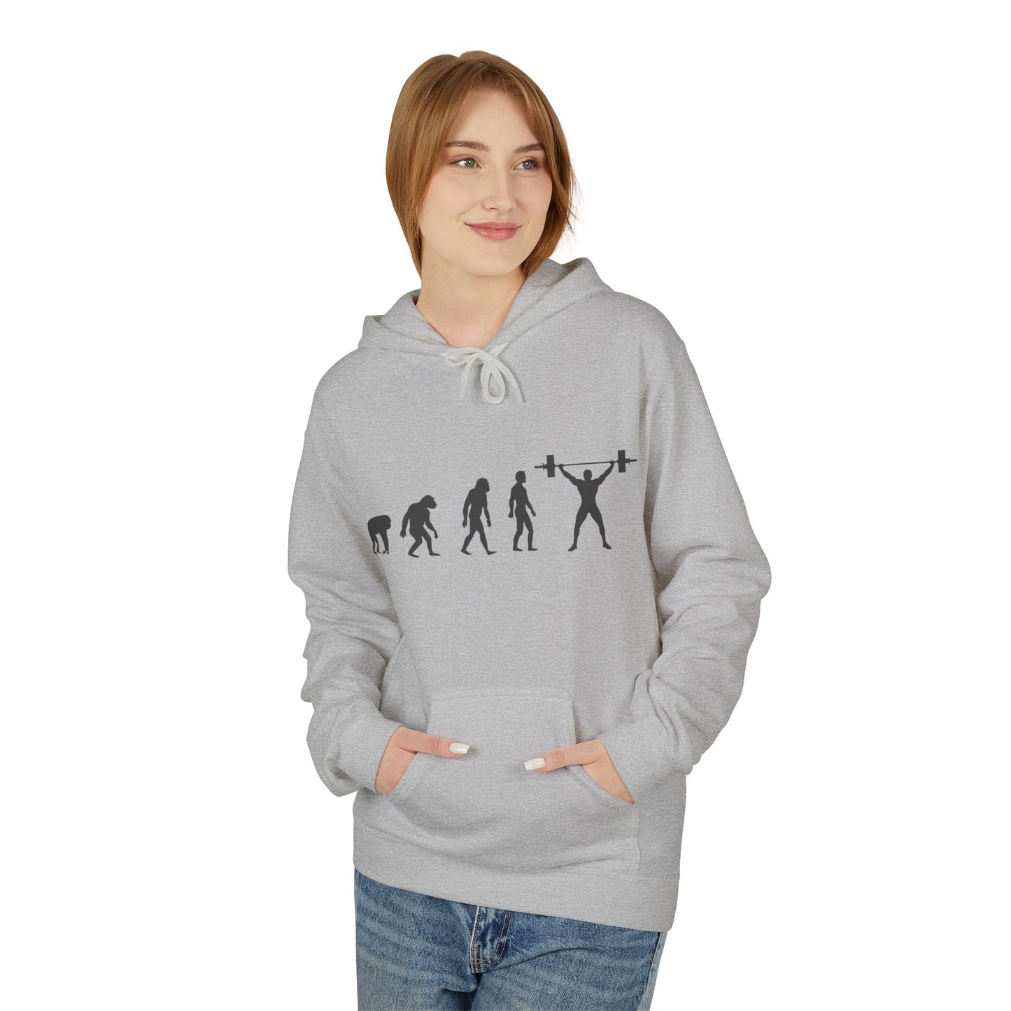Weightlifting Evolution Hoodie — Fitness Evolution Graphic Pullover