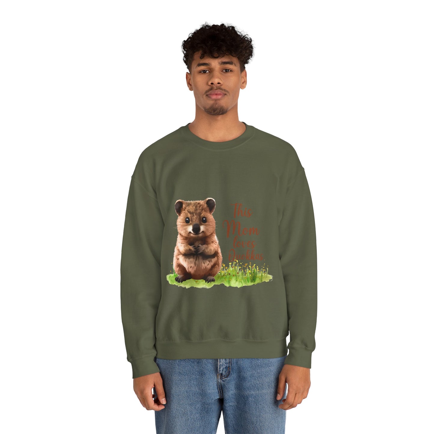 Cute Quokka Unisex Crewneck Sweatshirt
