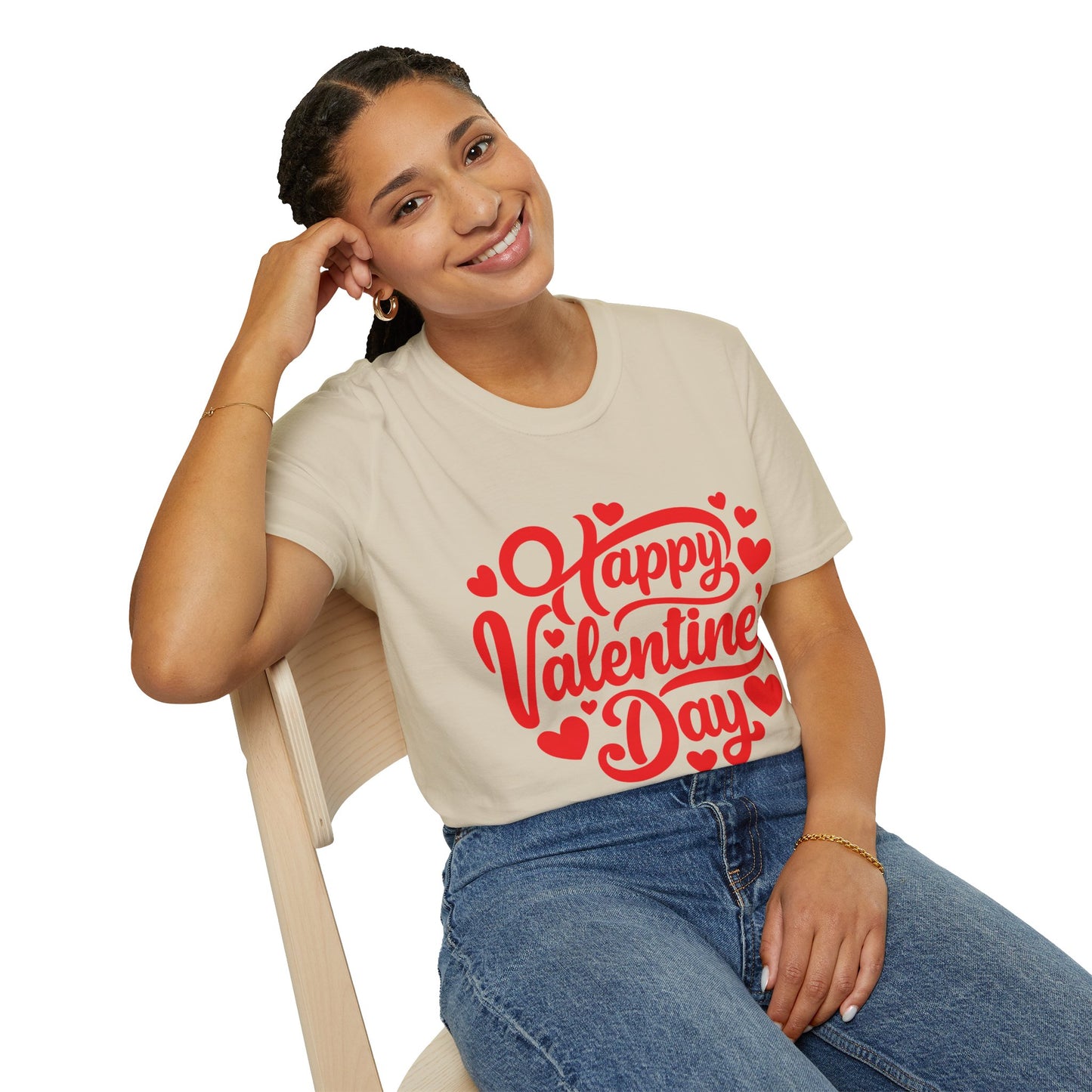 Unisex Softstyle T-Shirt - Happy Valentine's Day