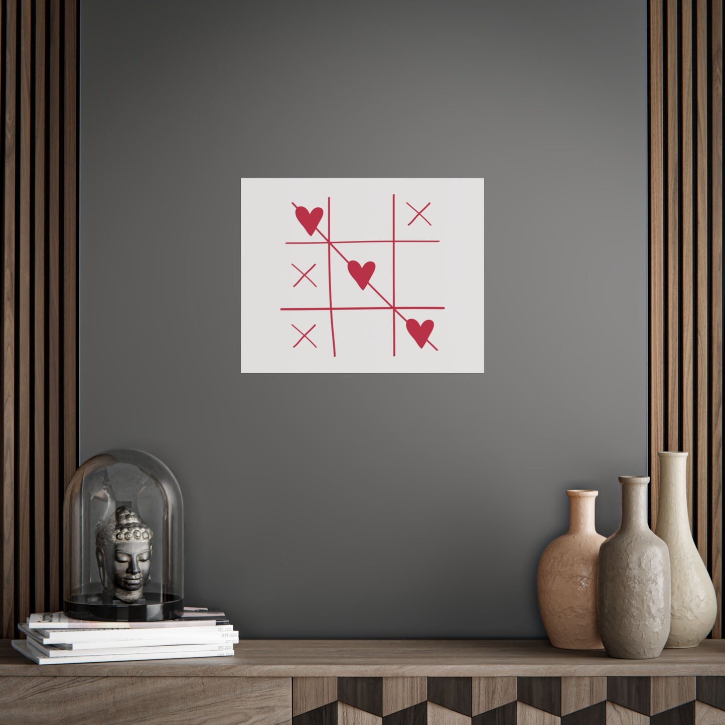 Love Tic-Tac-Toe Poster