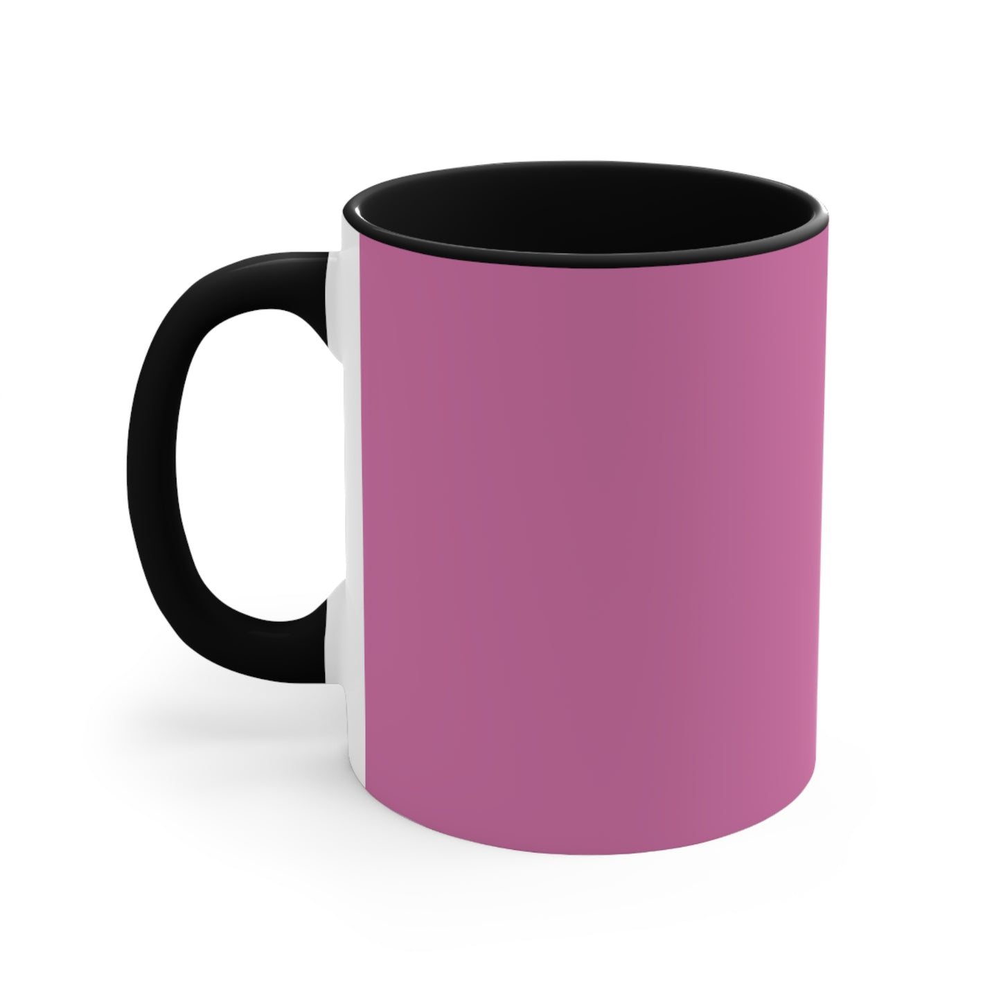 Dream Big Pink Accent Mug — Inspirational 11oz Coffee Cup