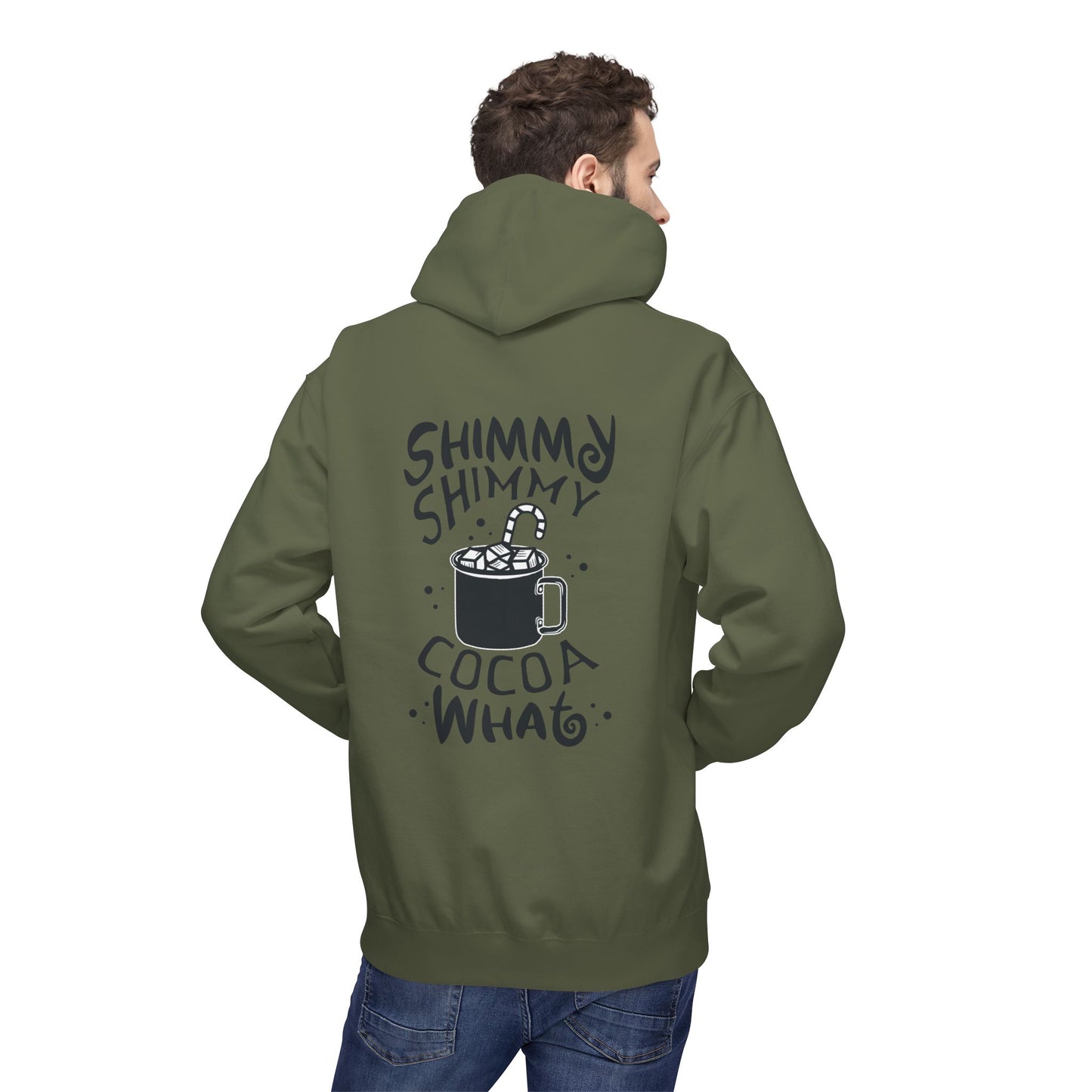 Shimmy Shimmy Cocoa What Hoodie – Cozy Hot Chocolate Graphic Hoodie