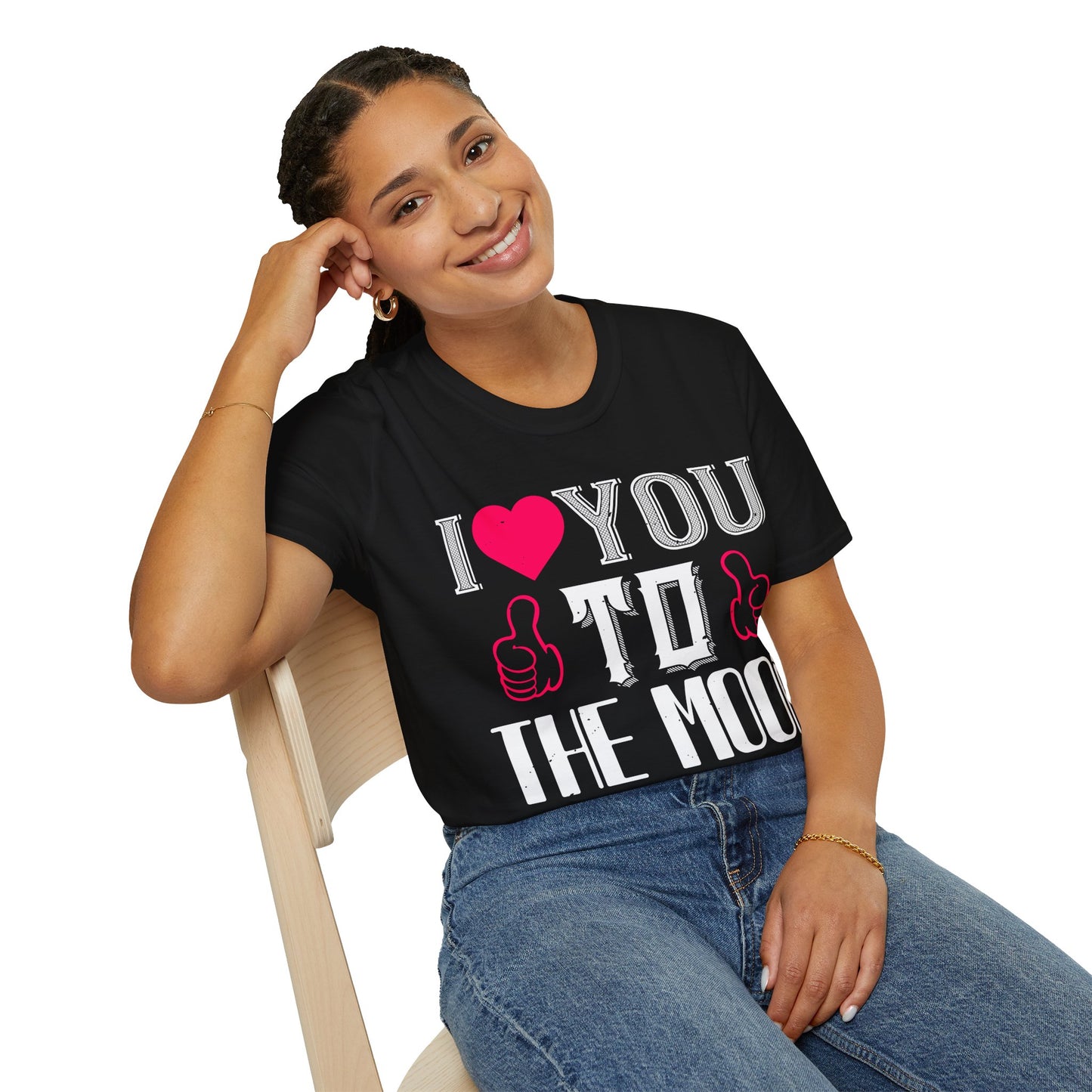 I  You To The Moon & Back T-Shirt — Romantic Couple Valentine Tee