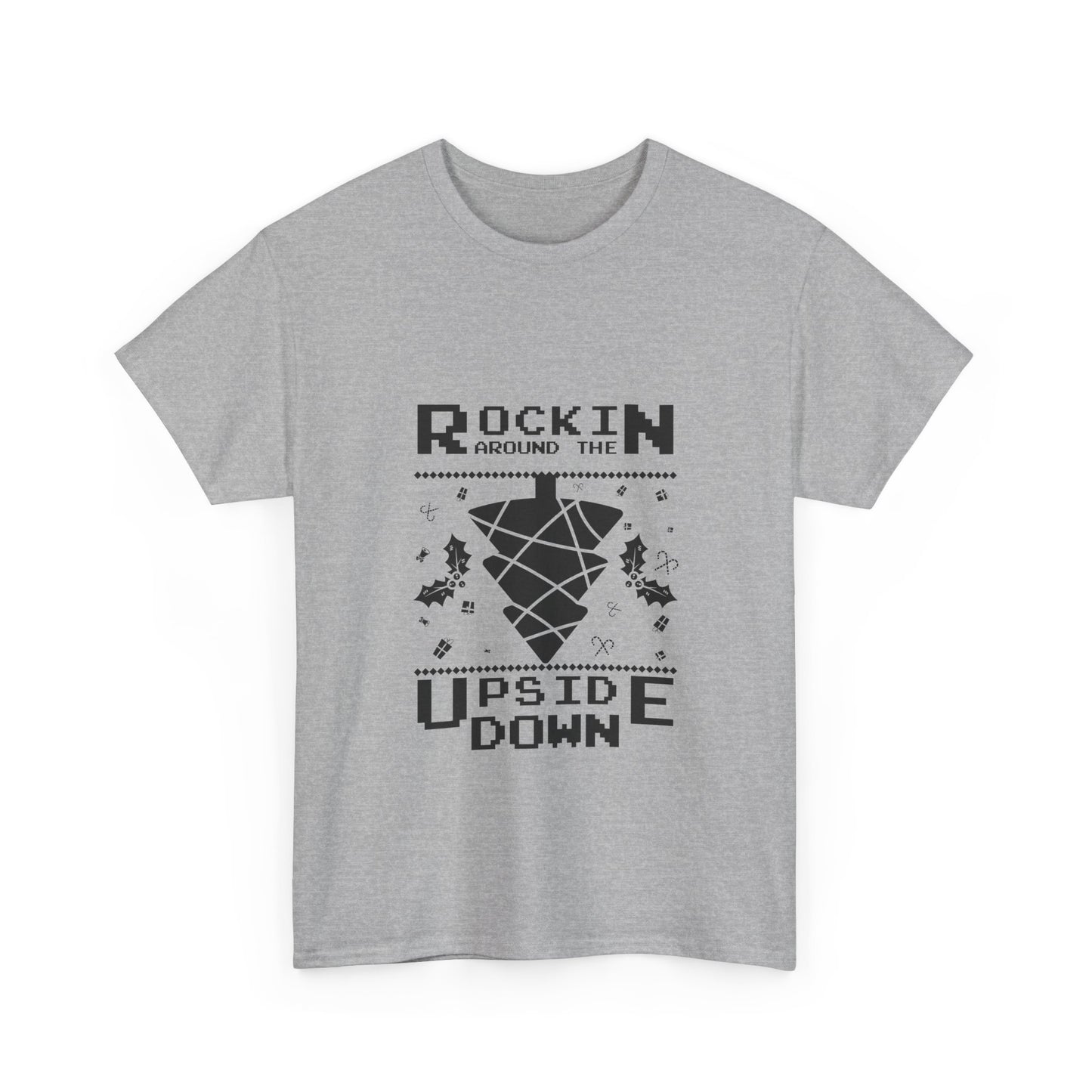 T-Shirt — "Rockin’ Around the Upside Down" Stranger Things Inspired Graphic Tee