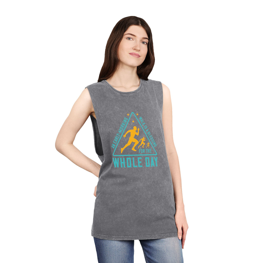 Unisex Stonewash Tank Top - Perfect for Active Days