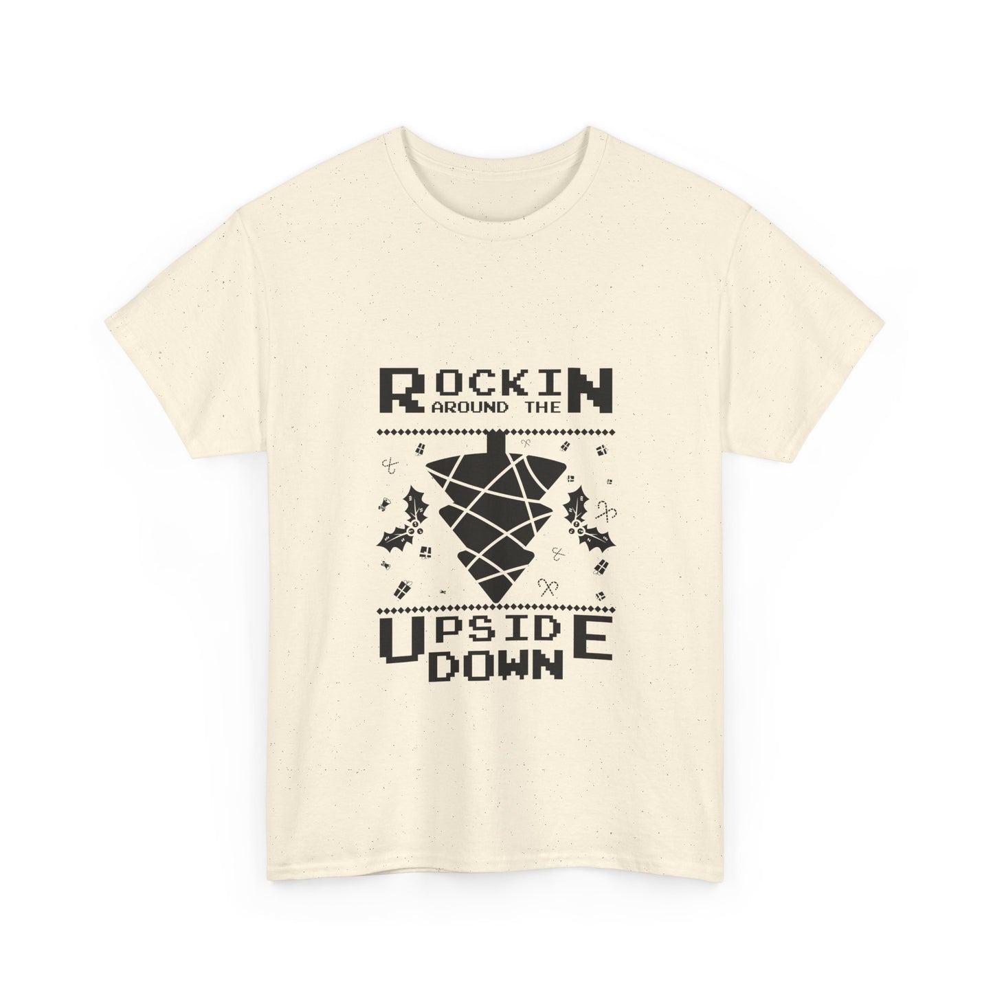 T-Shirt — "Rockin’ Around the Upside Down" Stranger Things Inspired Graphic Tee