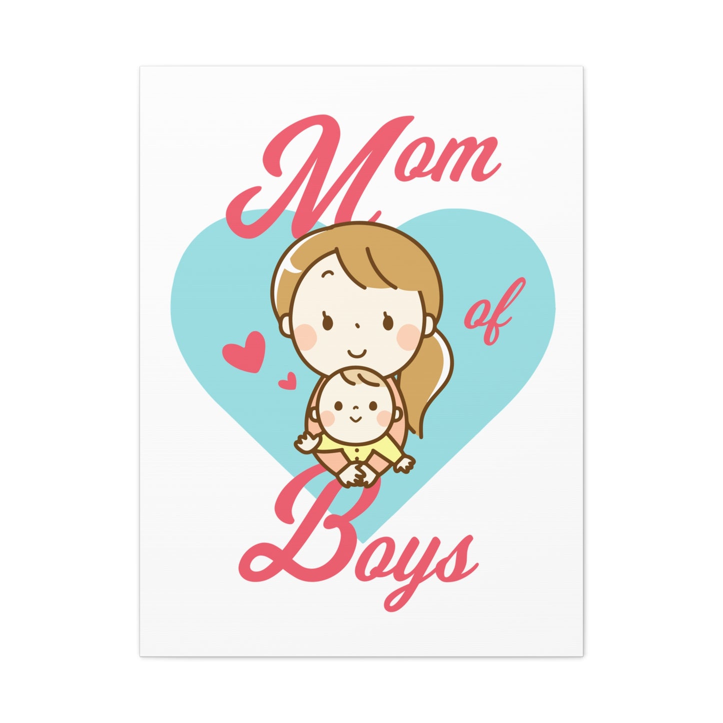 Mom of Boys Wall Art - Cute Nursery Decor