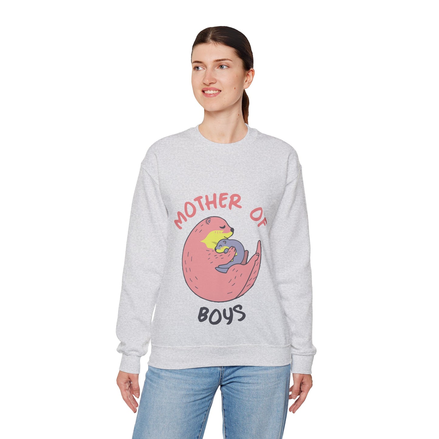Mother of Boys Sweatshirt - Unisex Heavy Blend