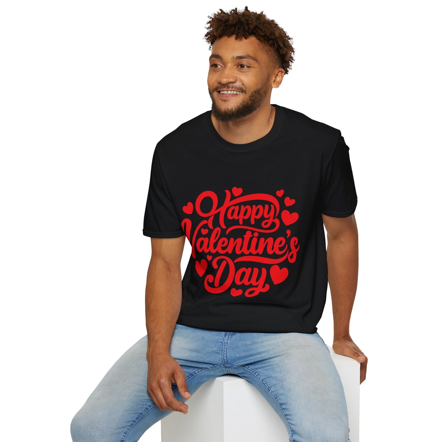 Unisex Softstyle T-Shirt - Happy Valentine's Day