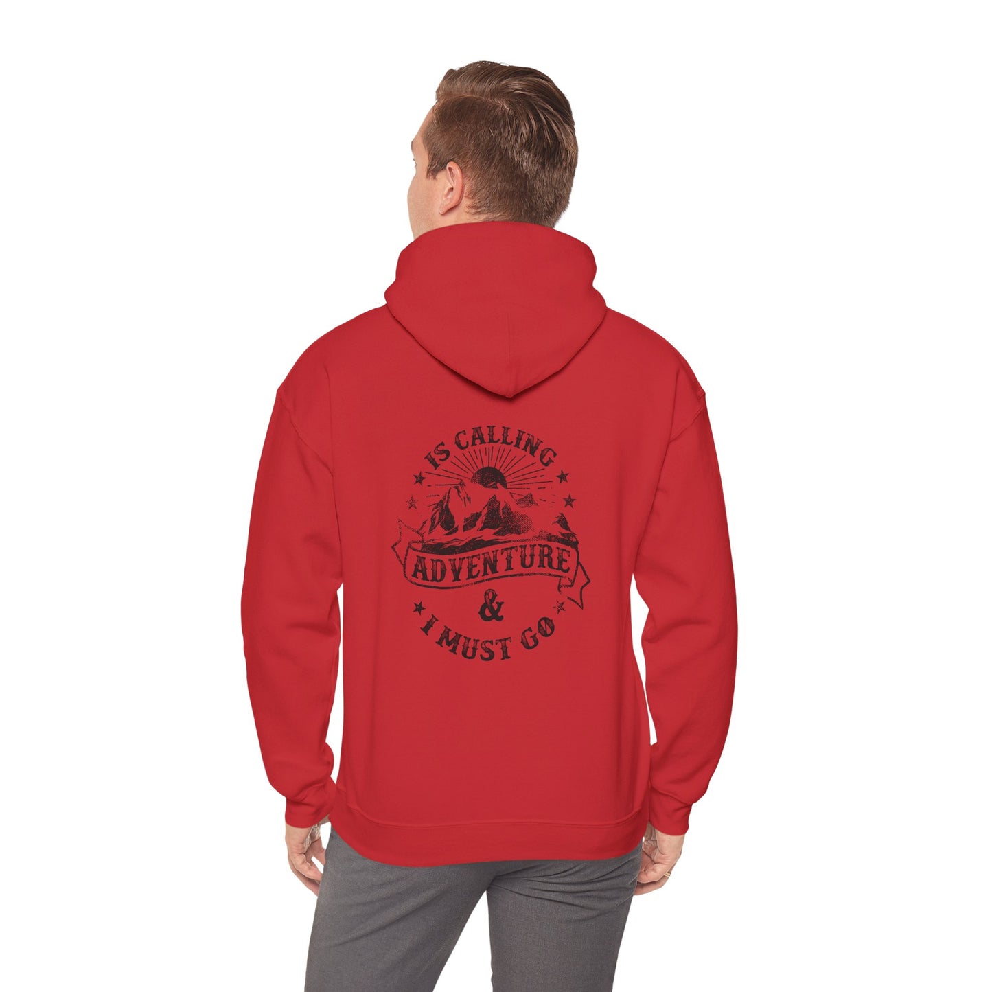 Adventure Awaits Unisex Hooded Sweatshirt for Outdoor Lovers