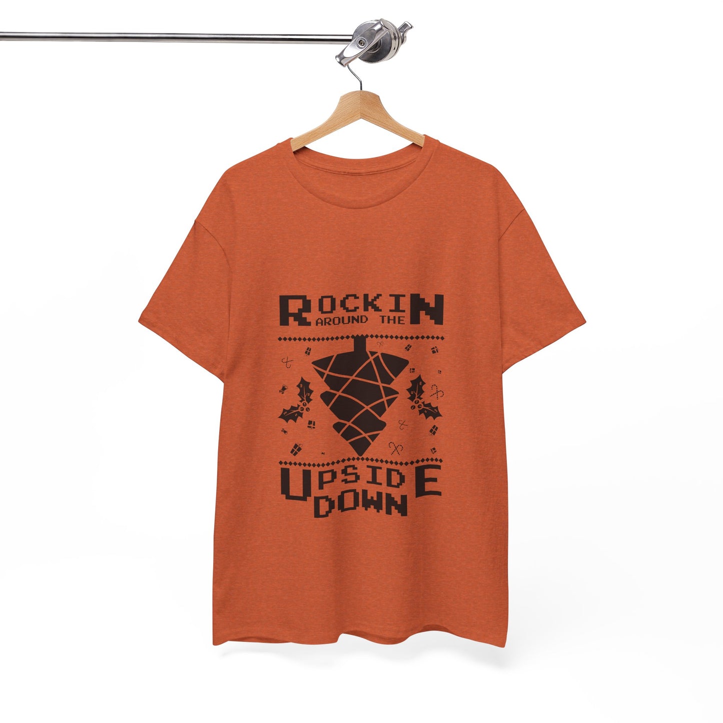 T-Shirt — "Rockin’ Around the Upside Down" Stranger Things Inspired Graphic Tee