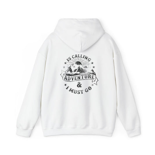 Adventure Awaits Unisex Hooded Sweatshirt for Outdoor Lovers