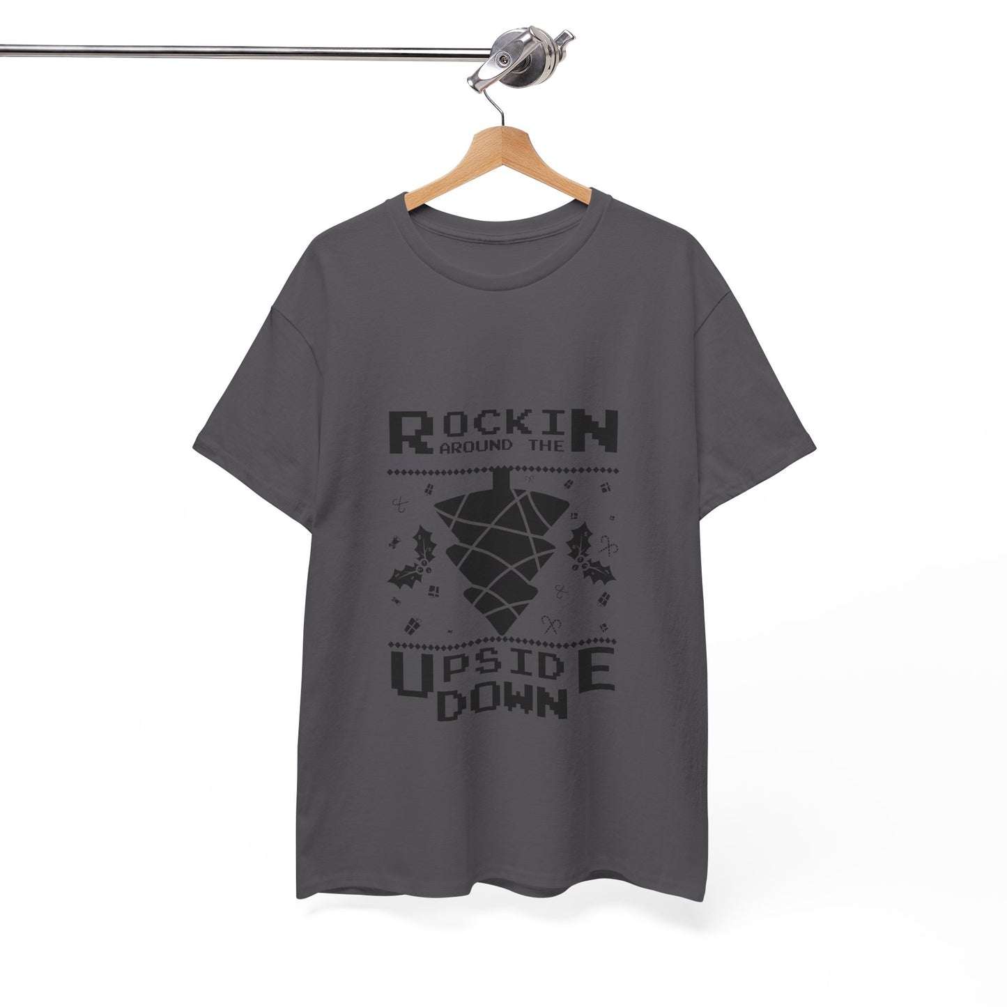 T-Shirt — "Rockin’ Around the Upside Down" Stranger Things Inspired Graphic Tee