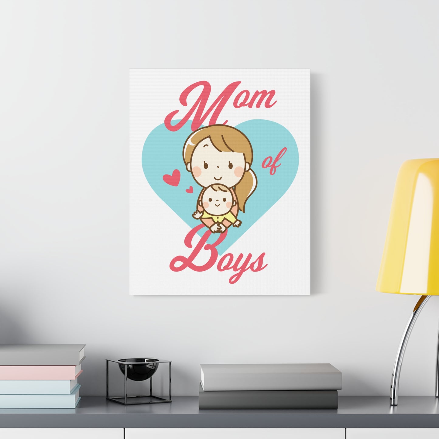 Mom of Boys Wall Art - Cute Nursery Decor