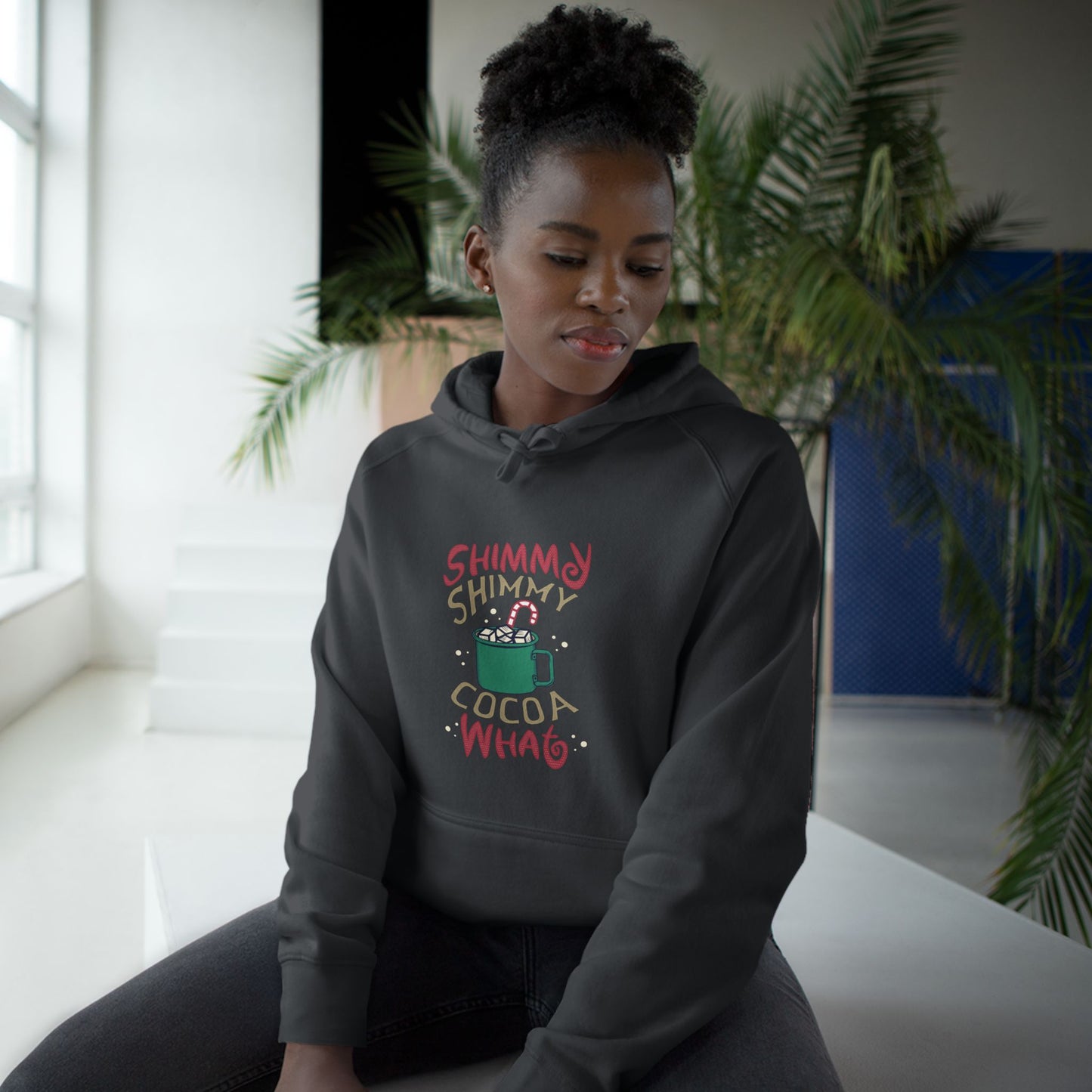 Christmas Cocoa Hoodie — "Shimmy Shimmy Cocoa Whack" Holiday Pullover